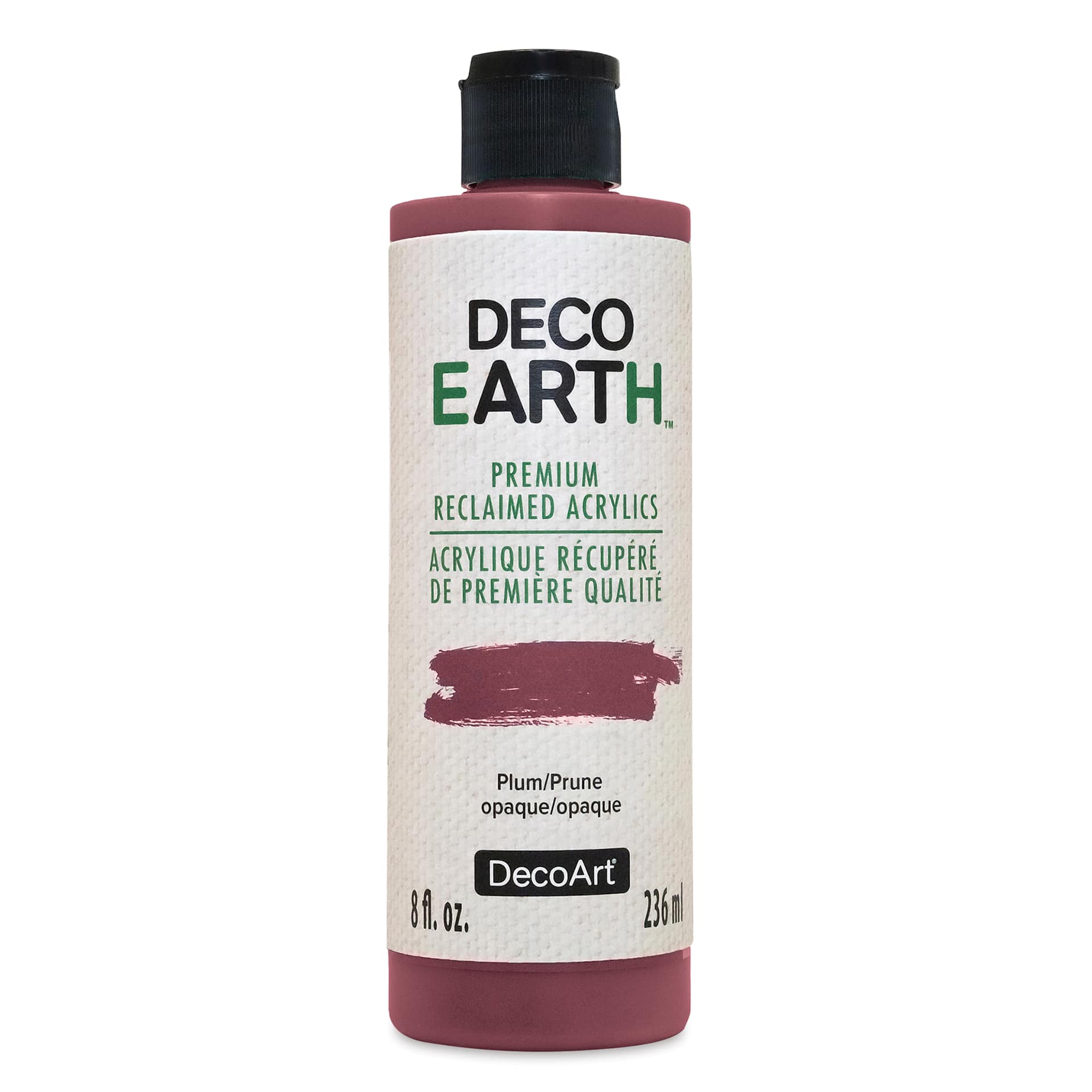 DecoArt DecoEarth Premium Reclaimed Acrylic Paint - Plum, 8 oz