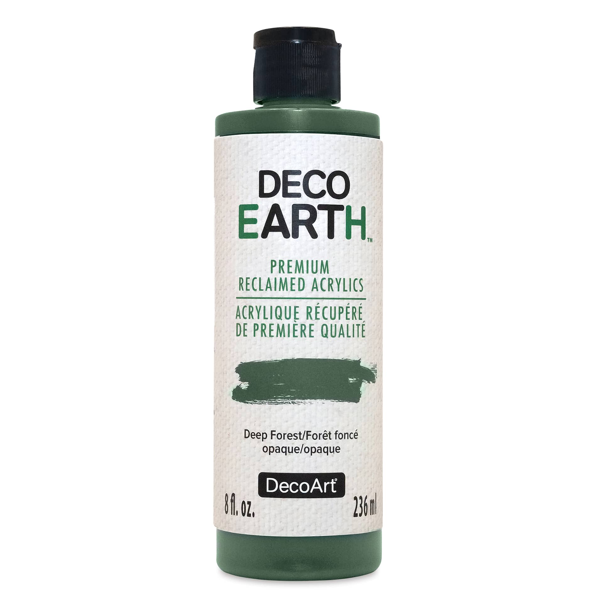 DecoArt DecoEarth Premium Reclaimed Acrylic Paint - Deep Forest, 8 oz