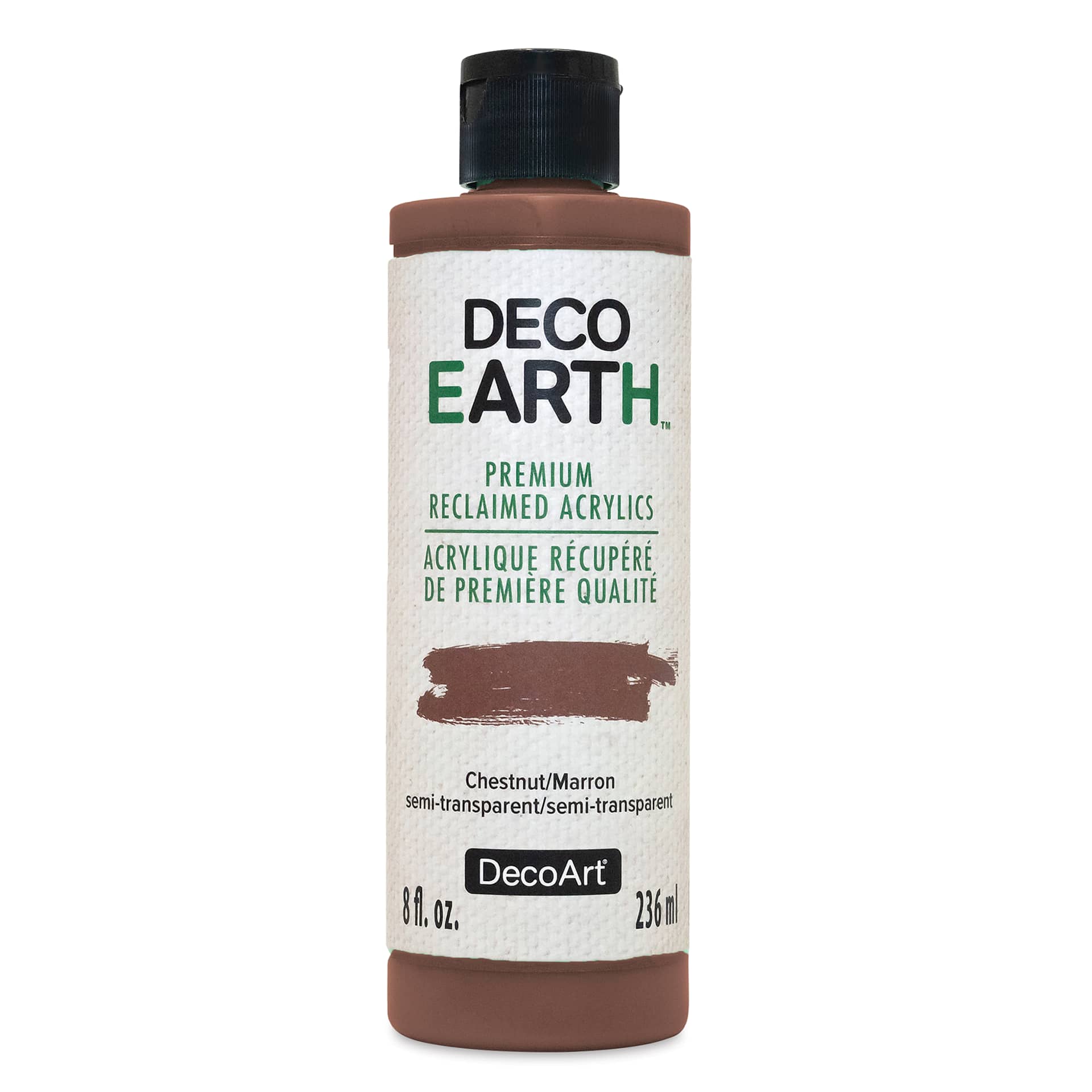 DecoArt DecoEarth Premium Reclaimed Acrylic Paint - Chestnut, 8 oz