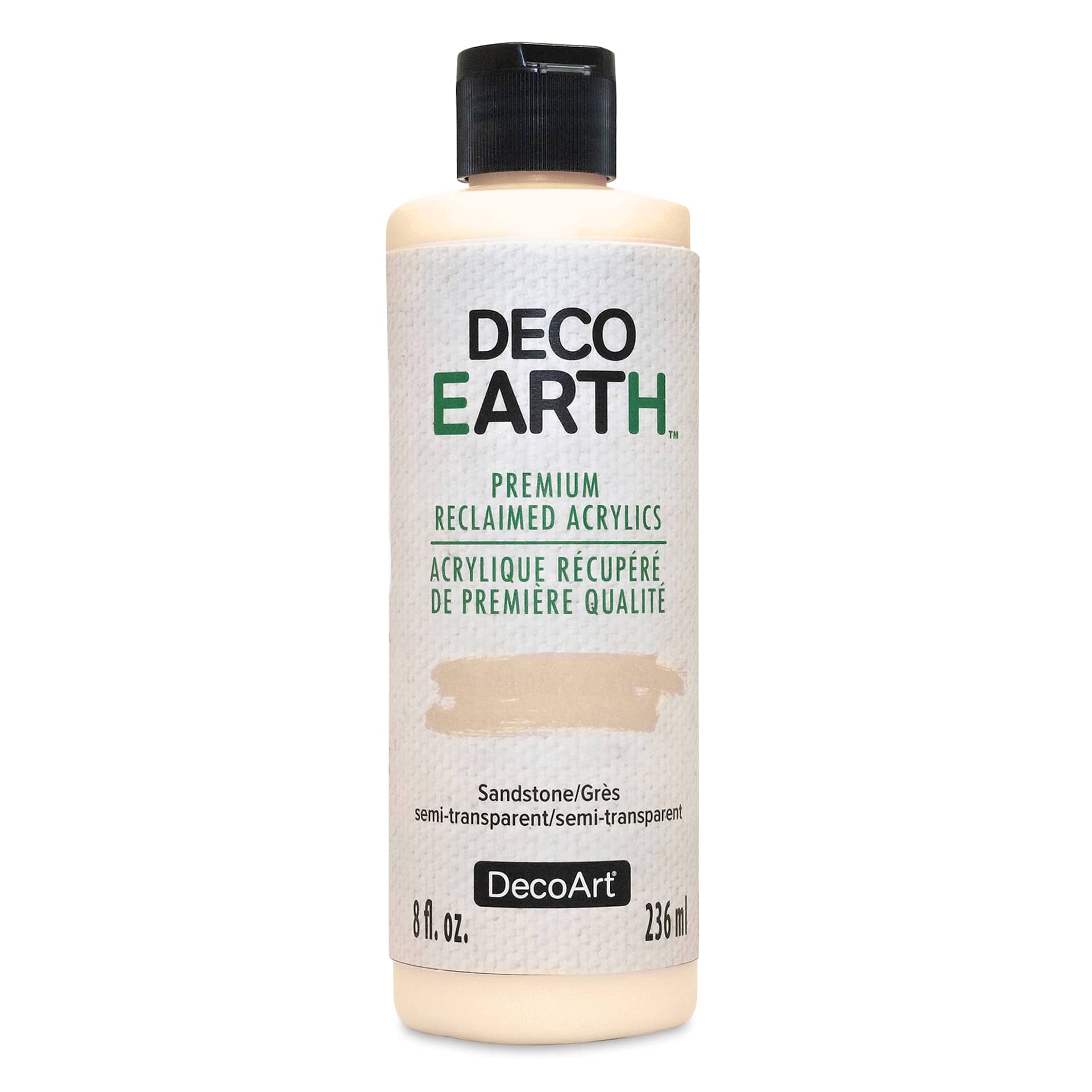 DecoArt DecoEarth Premium Reclaimed Acrylic Paint - Sandstone, 8 oz