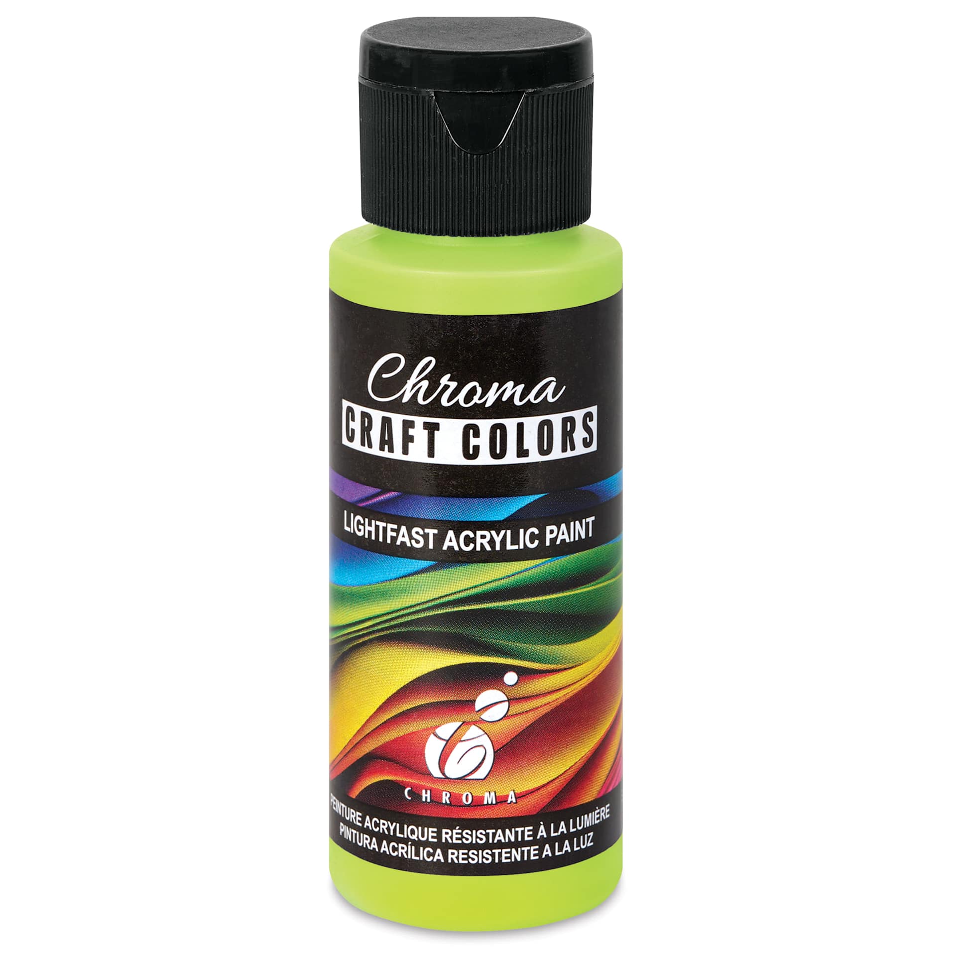 Chroma Craft Colors Acrylic Paint - Inchworm, 2 oz