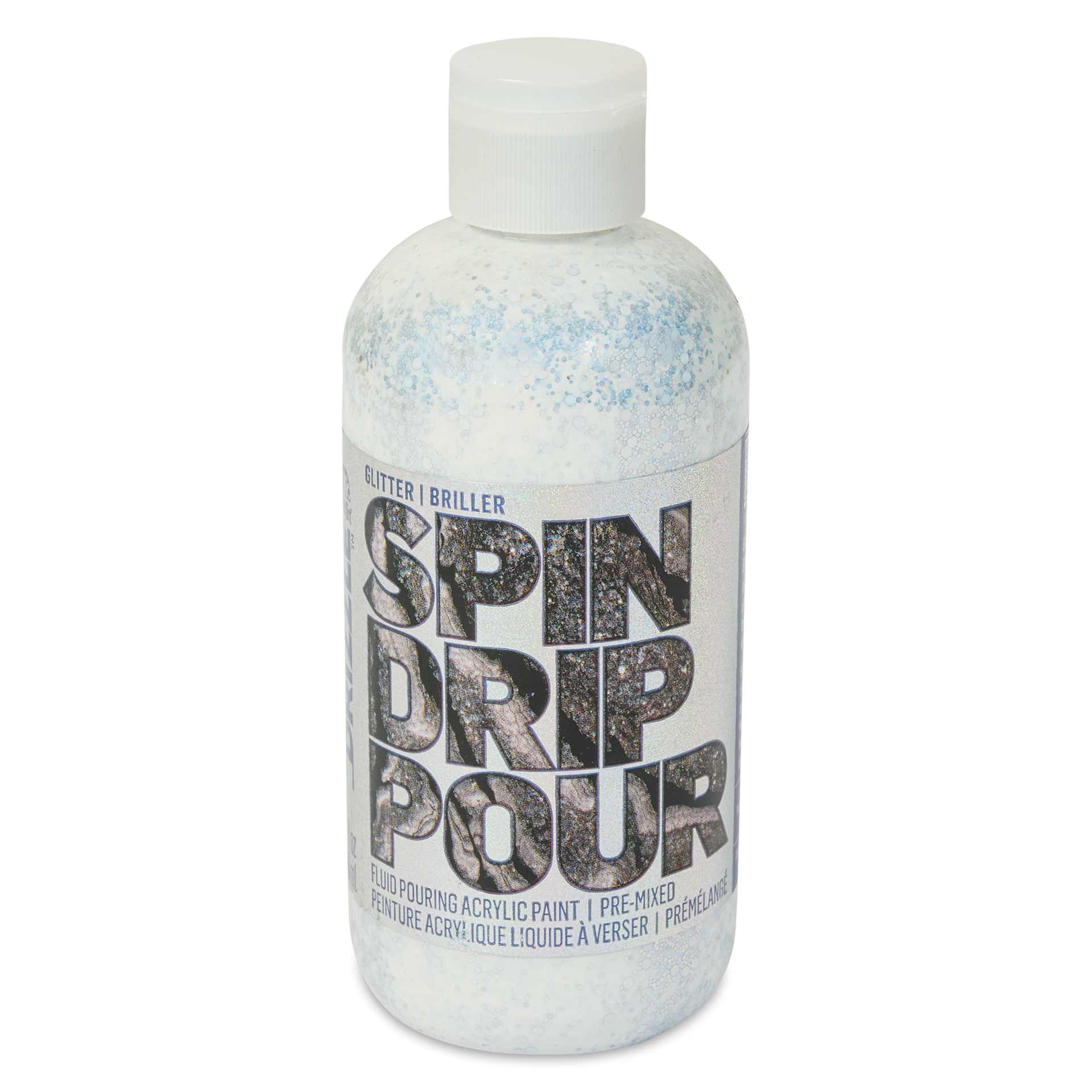 FolkArt Drizzle Acrylic Pouring Paint - Disco Dust Glitter, 9 oz