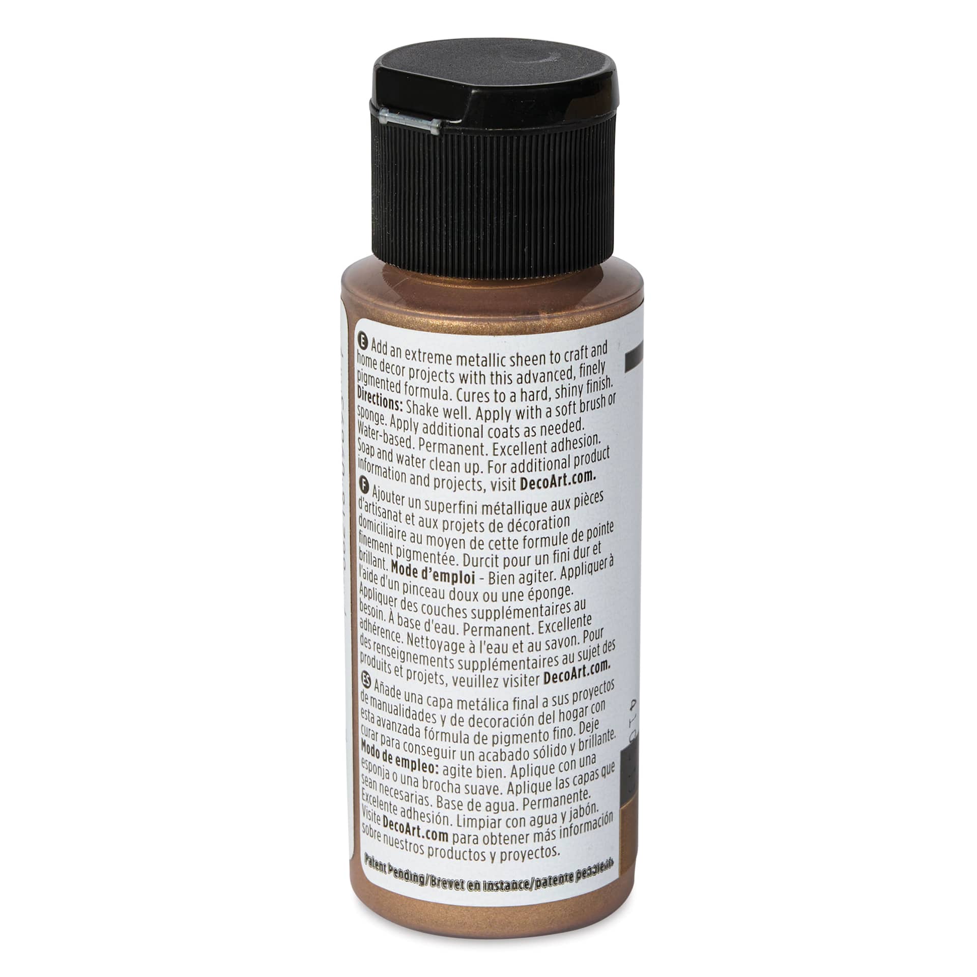 DecoArt Extreme Sheen Metallic Acrylic Paint - Antique Bronze, 2 oz