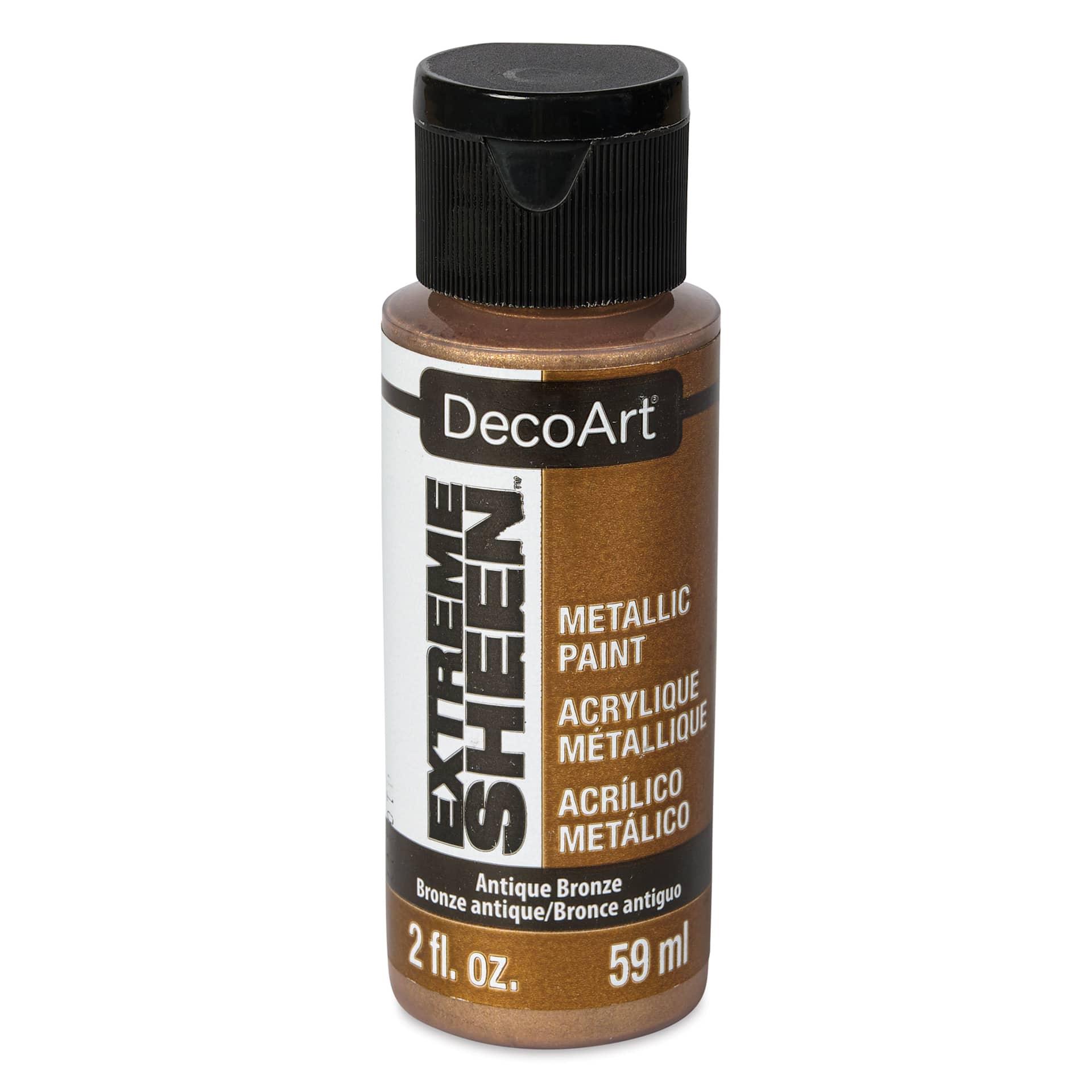 DecoArt Extreme Sheen Metallic Acrylic Paint - Antique Bronze, 2 oz