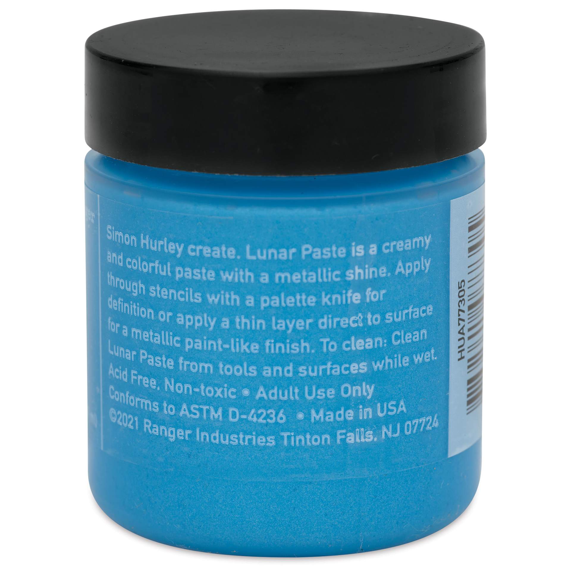Simon Hurley Create Lunar Acrylic Paste - Clear Skies, 2 oz back