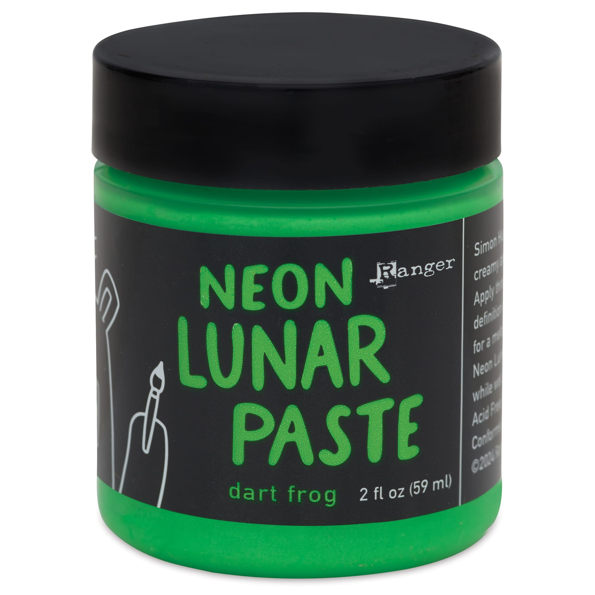 Simon Hurley Create Lunar Acrylic Paste - Dart Frog, Neon, 2 oz