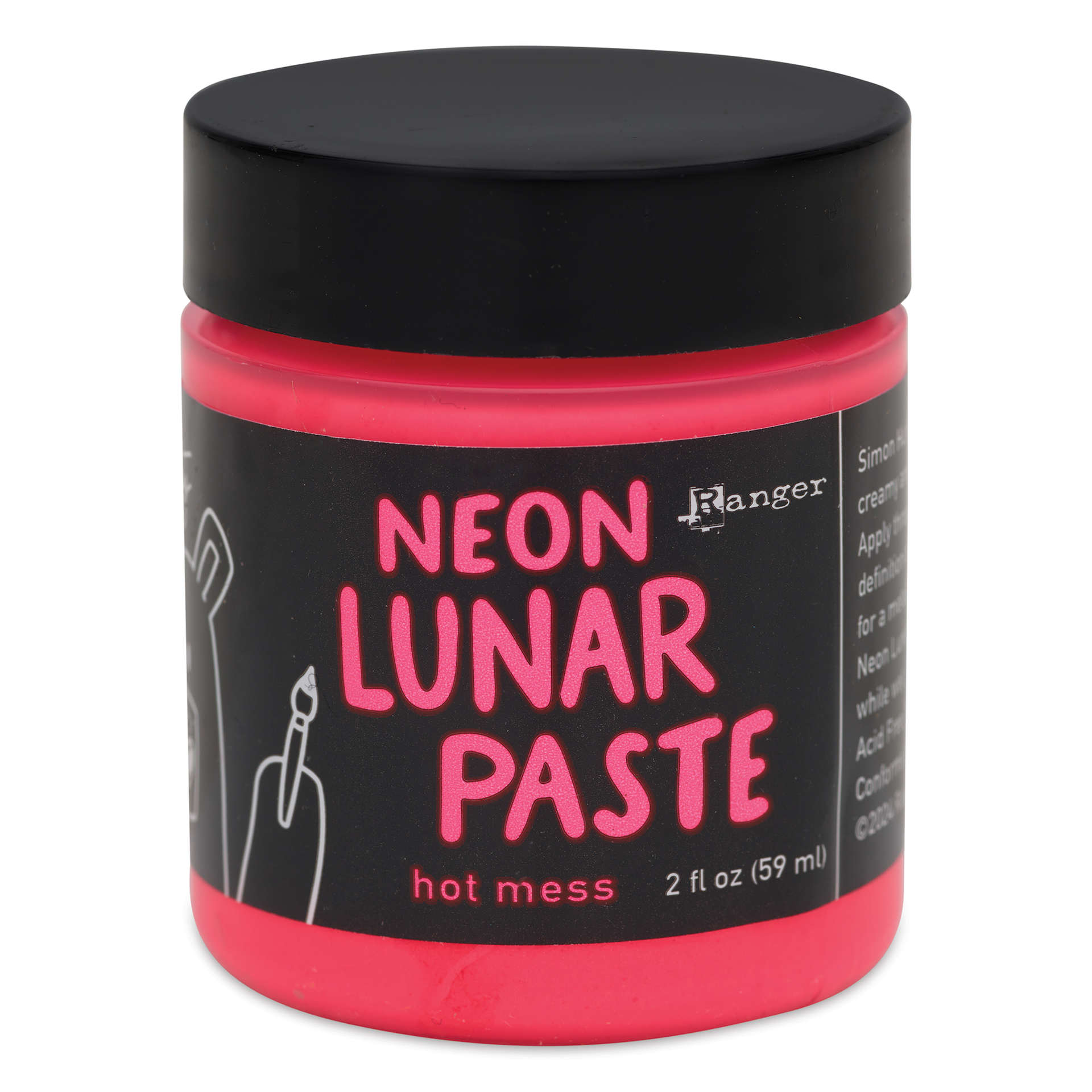 Simon Hurley Create Lunar Acrylic Paste - Hot Mess, Neon, 2 oz