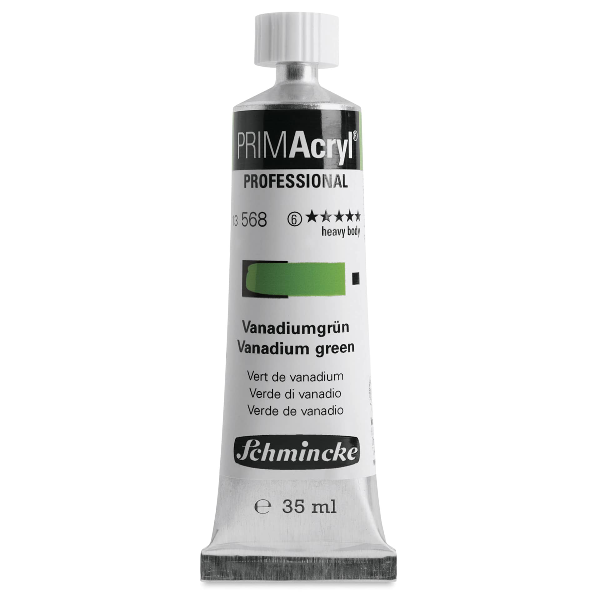 Schmincke Primacryl Professional Acrylic Paint - Vanadium Green, 35 ml Tube