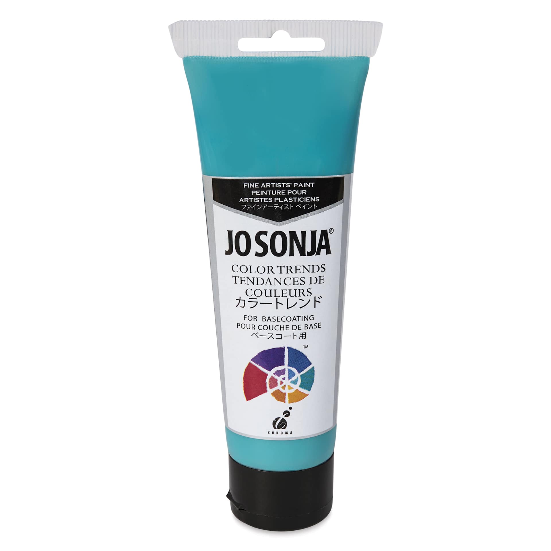 Chroma's Jo Sonja Color Trends Acrylic Paint - Blue Lagoon, 120 ml tube - front
