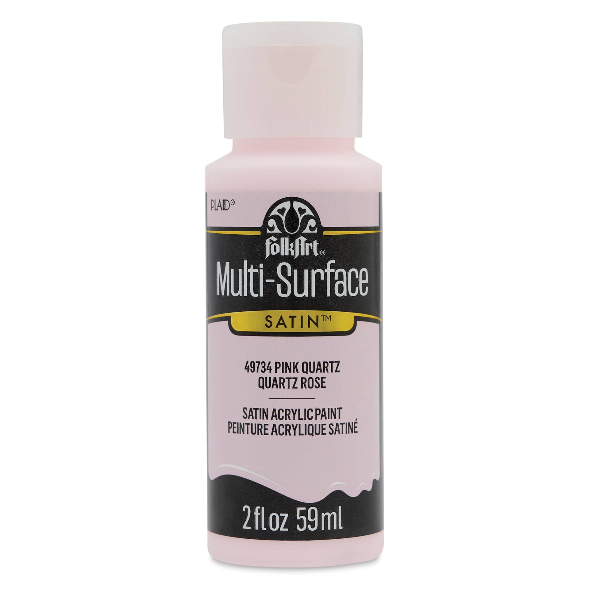 FolkArt Multi-Surface Acrylic Paint - Pink Quartz, 59 ml