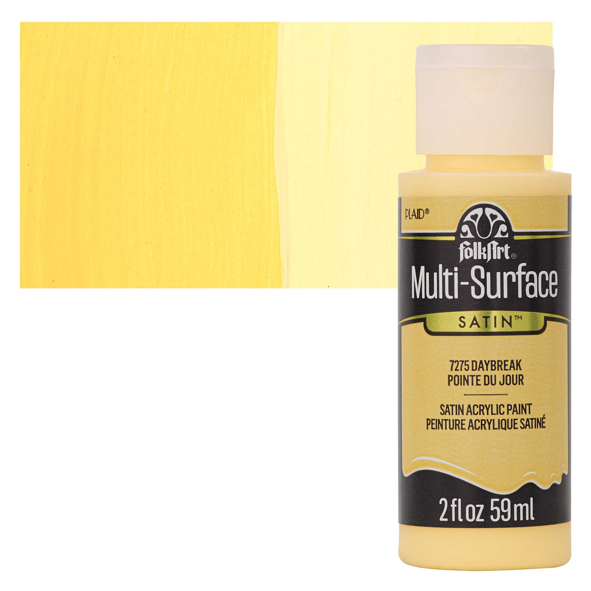FolkArt Multi-Surface Acrylic Paint - Daybreak, 59 ml bottle and swatch