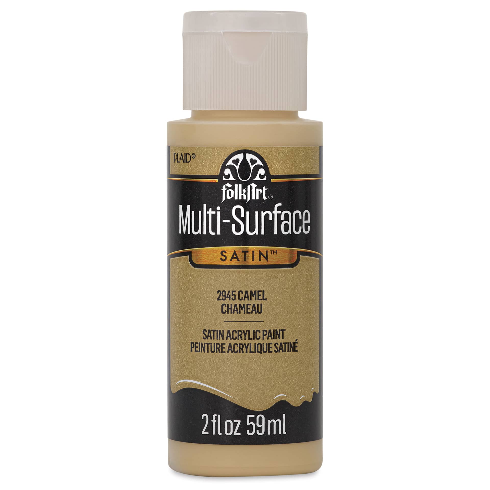 FolkArt Multi-Surface Acrylic Paint - Camel, 59 ml