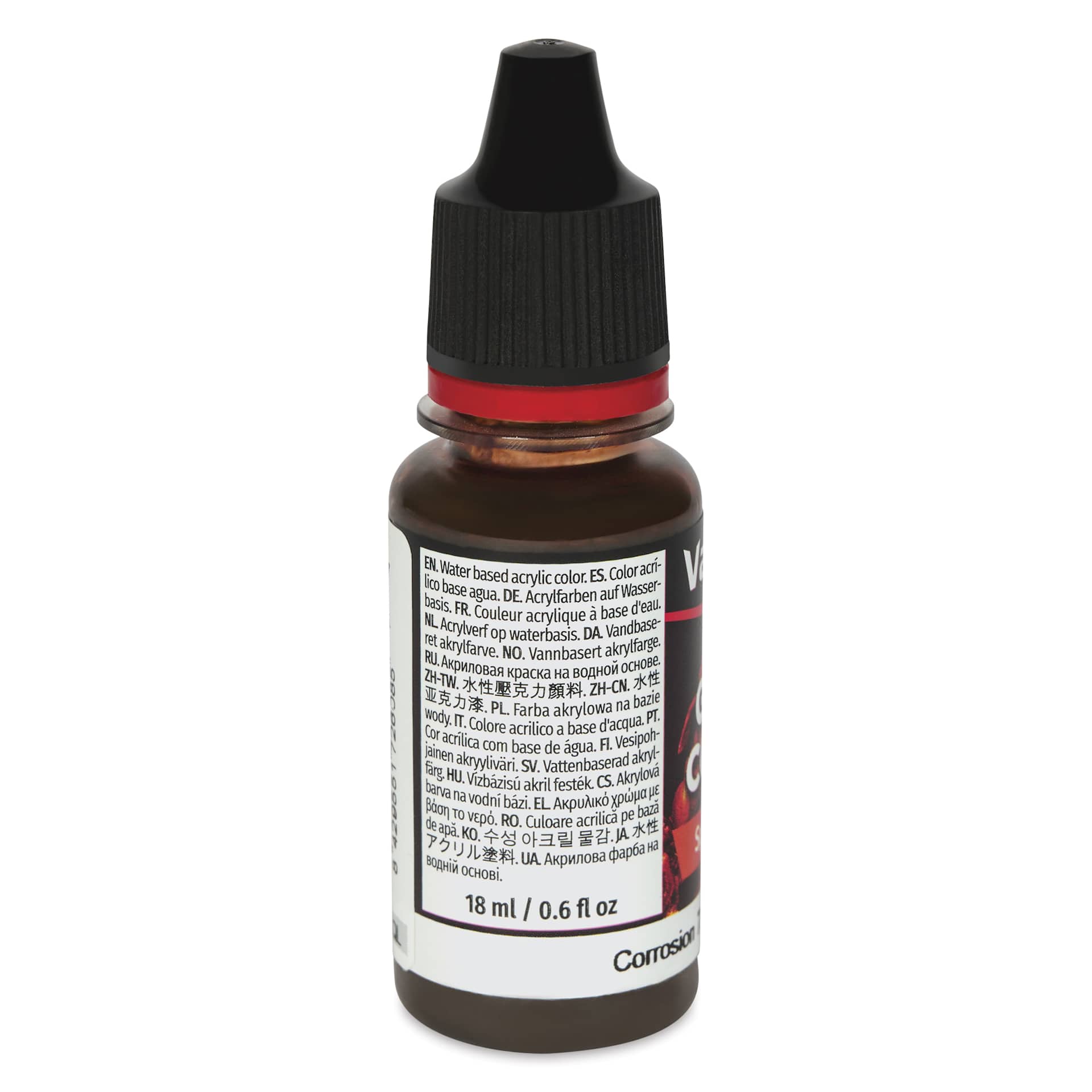 Vallejo Acrylic Xpress Color Paint - Corrosion, 18 ml - back