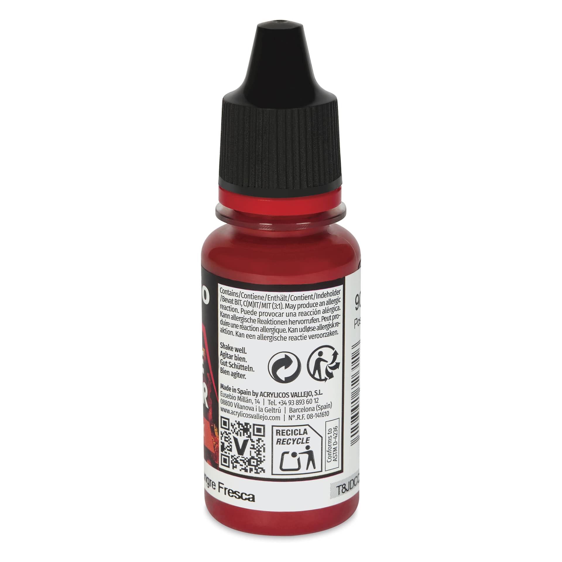 Vallejo Game Color Special FX Acrylic Paint - Fresh Blood, 18 ml - side