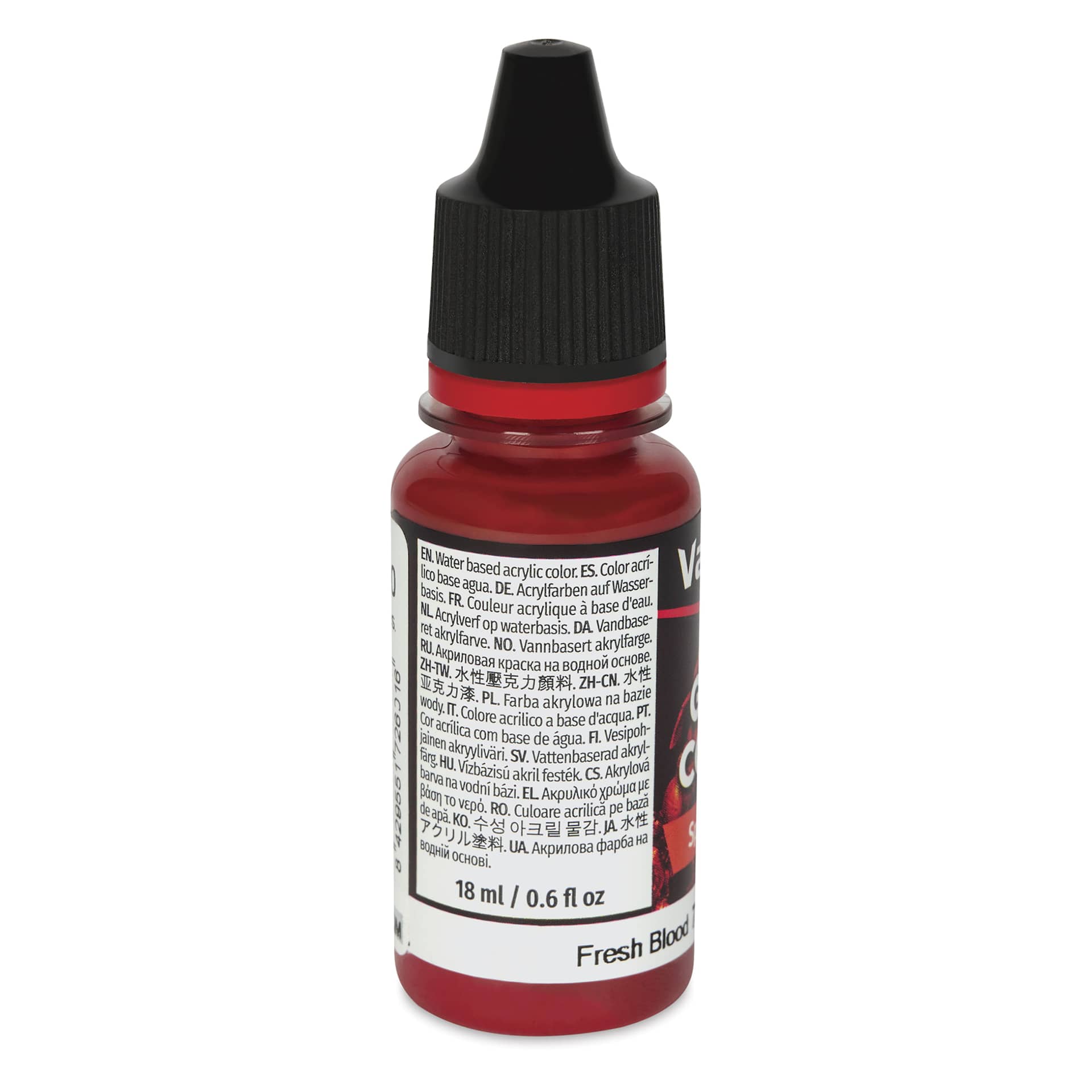 Vallejo Game Color Special FX Acrylic Paint - Fresh Blood, 18 ml - back