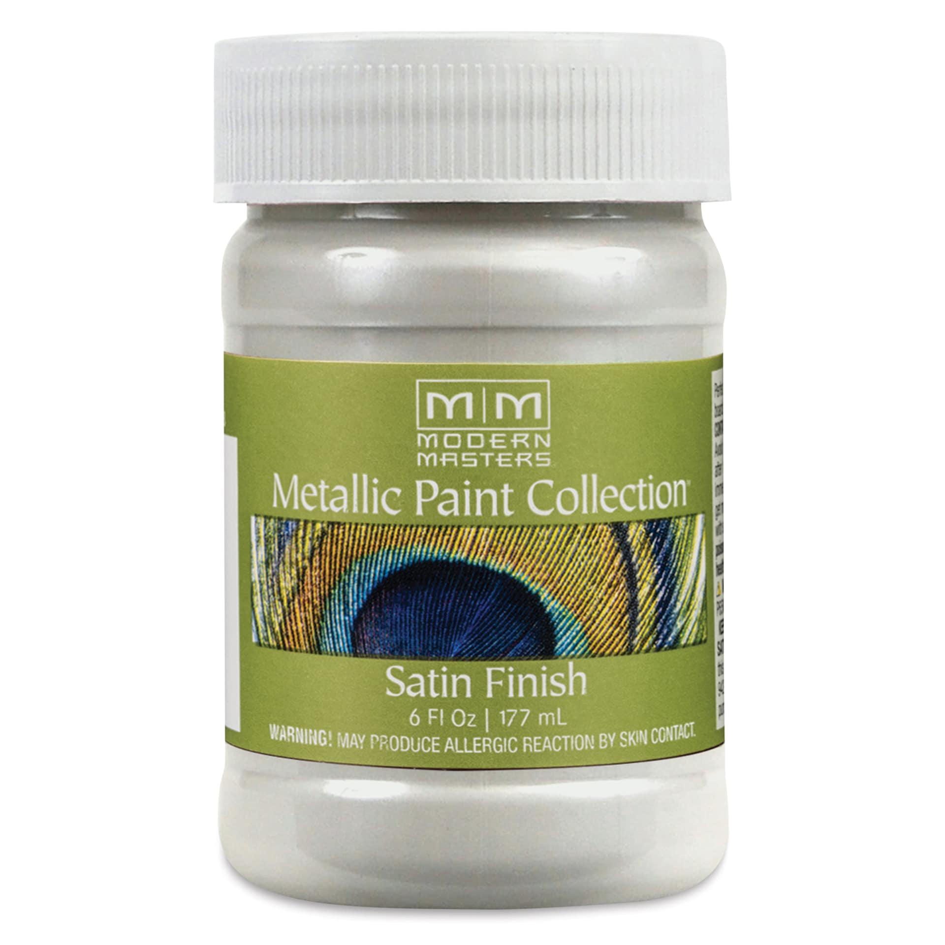 Modern Masters Metallic Paint - Pearl White, 177 ml jar