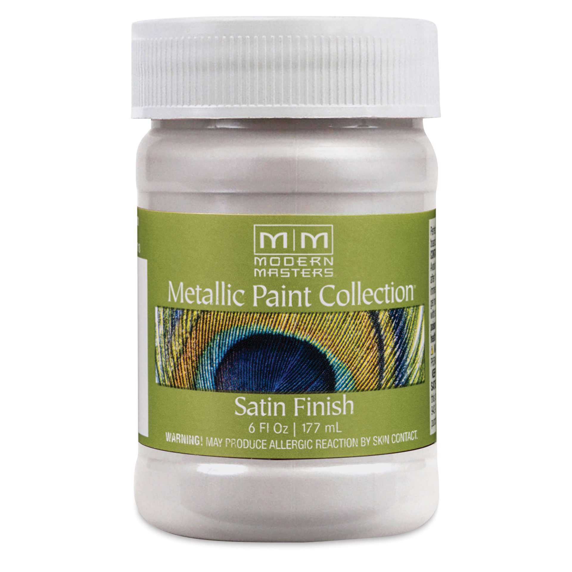 Modern Masters Metallic Paint - Oyster, 177 ml jar