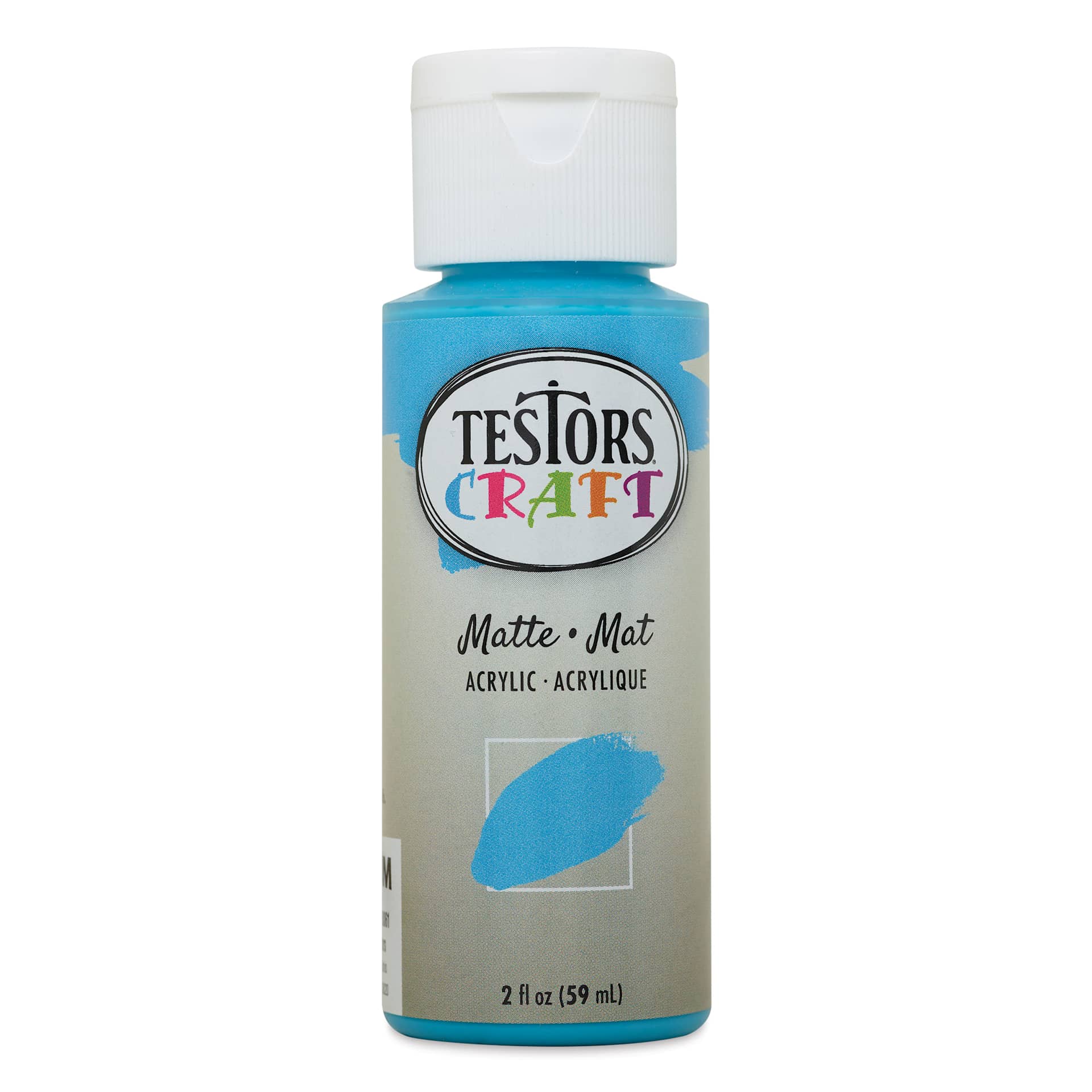 Testors Craft Acrylic Paint - Island Breeze, 2 oz Bottle