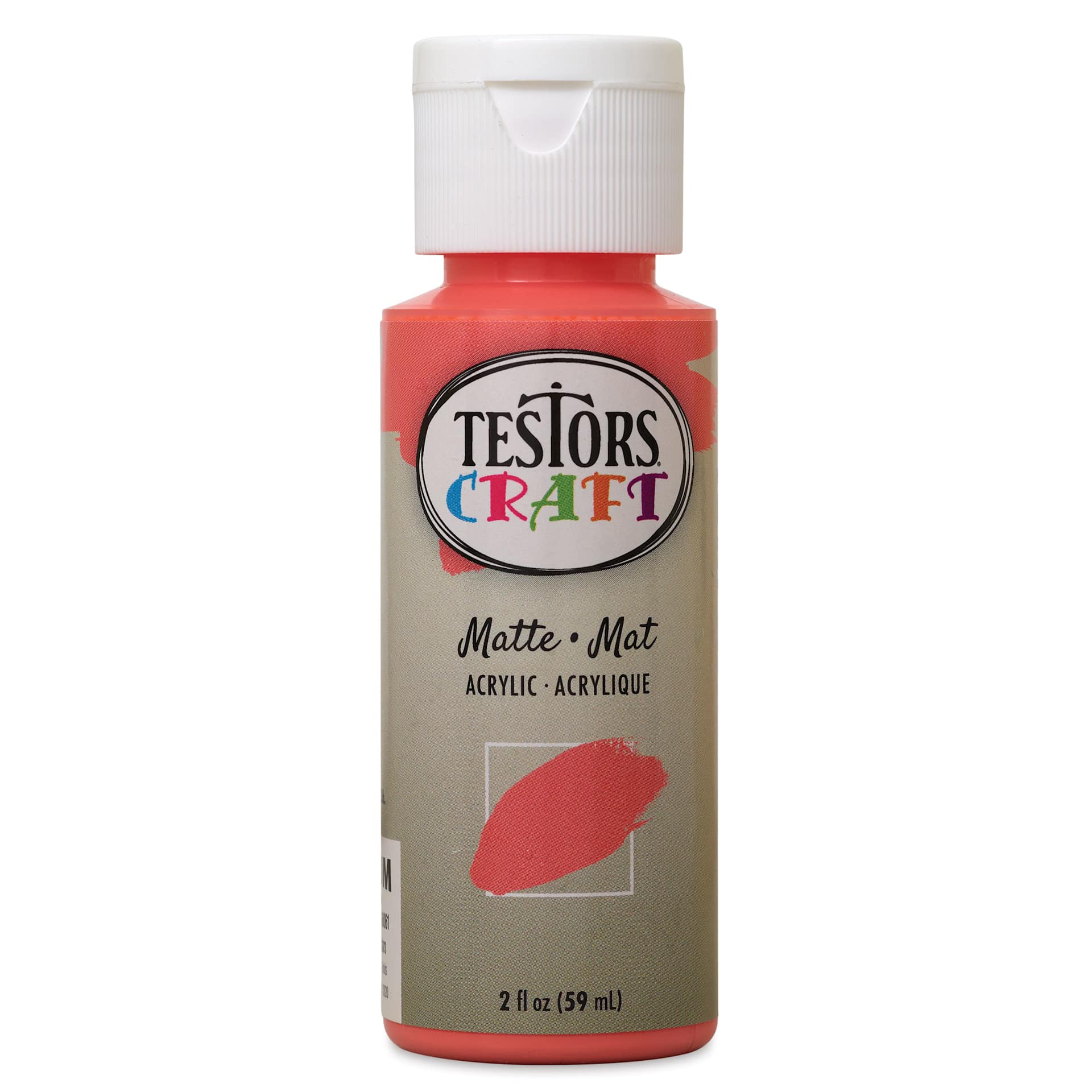 Testors Craft Acrylic Paint - Coral Cove, 2 oz Bottle