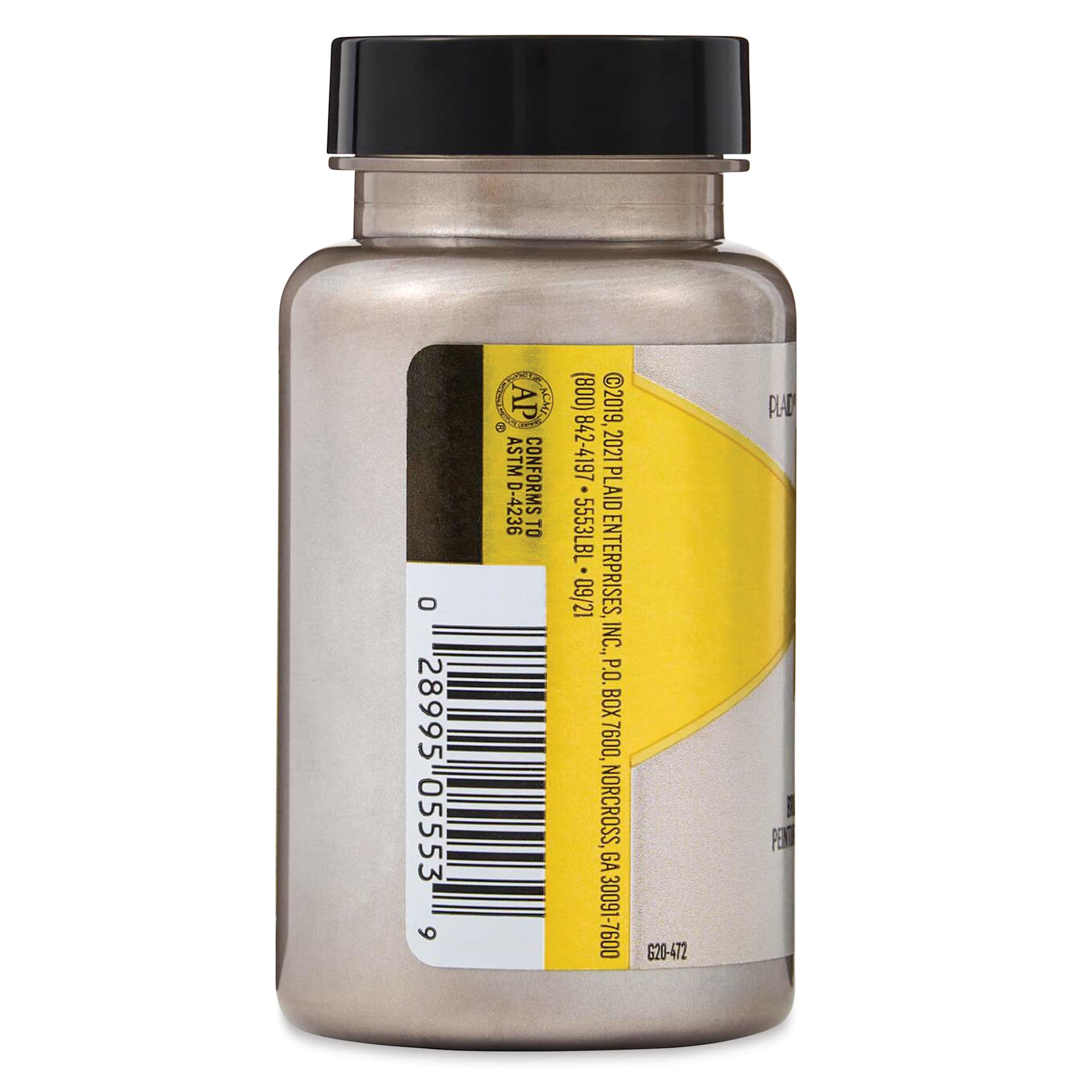 FolkArt Treasure Gold Acrylic Paint - Champagne, 4 oz Jar, side