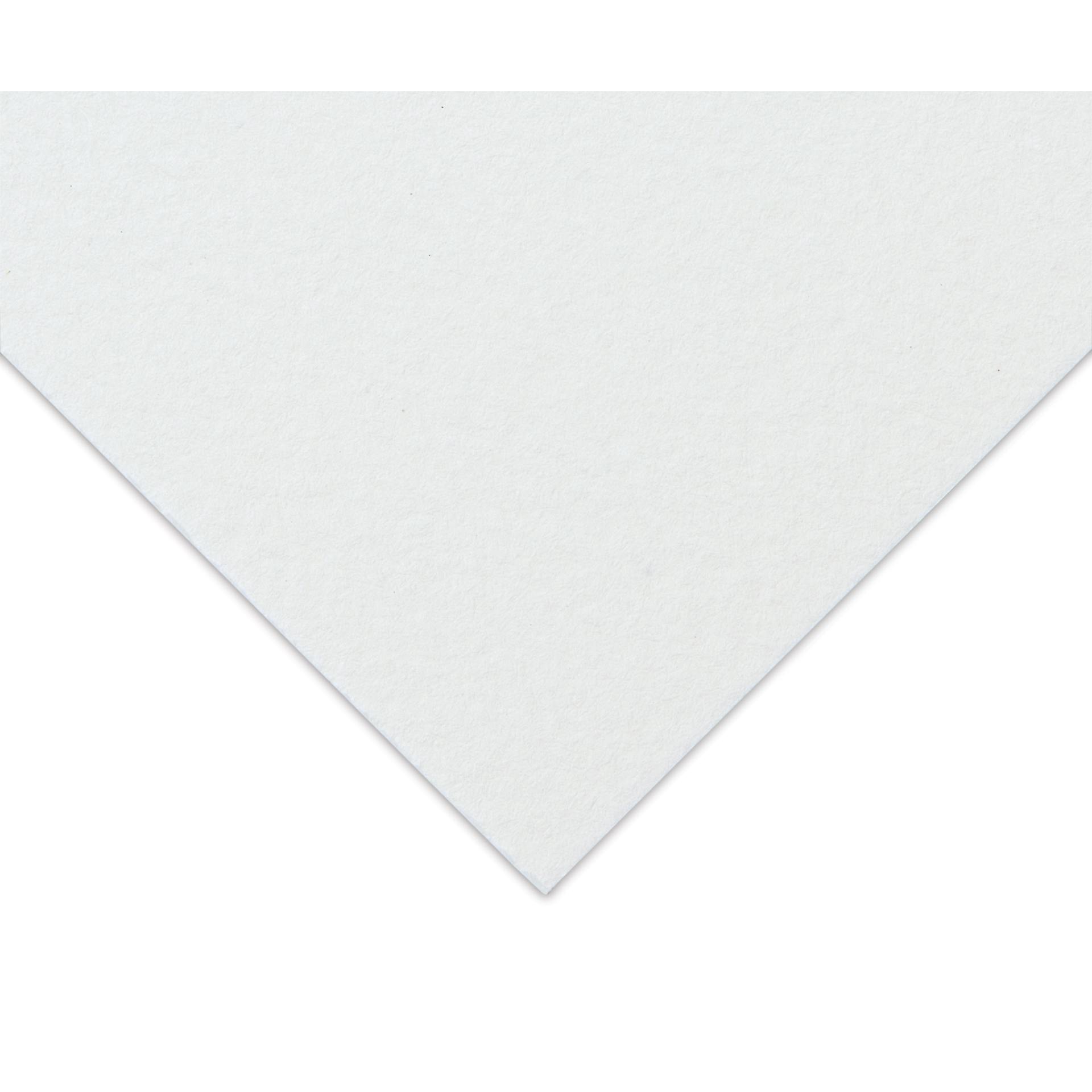 Himi Watercolor Paper Pad - 5-1/2" x 8-1/2", Purple, close up of paper corner