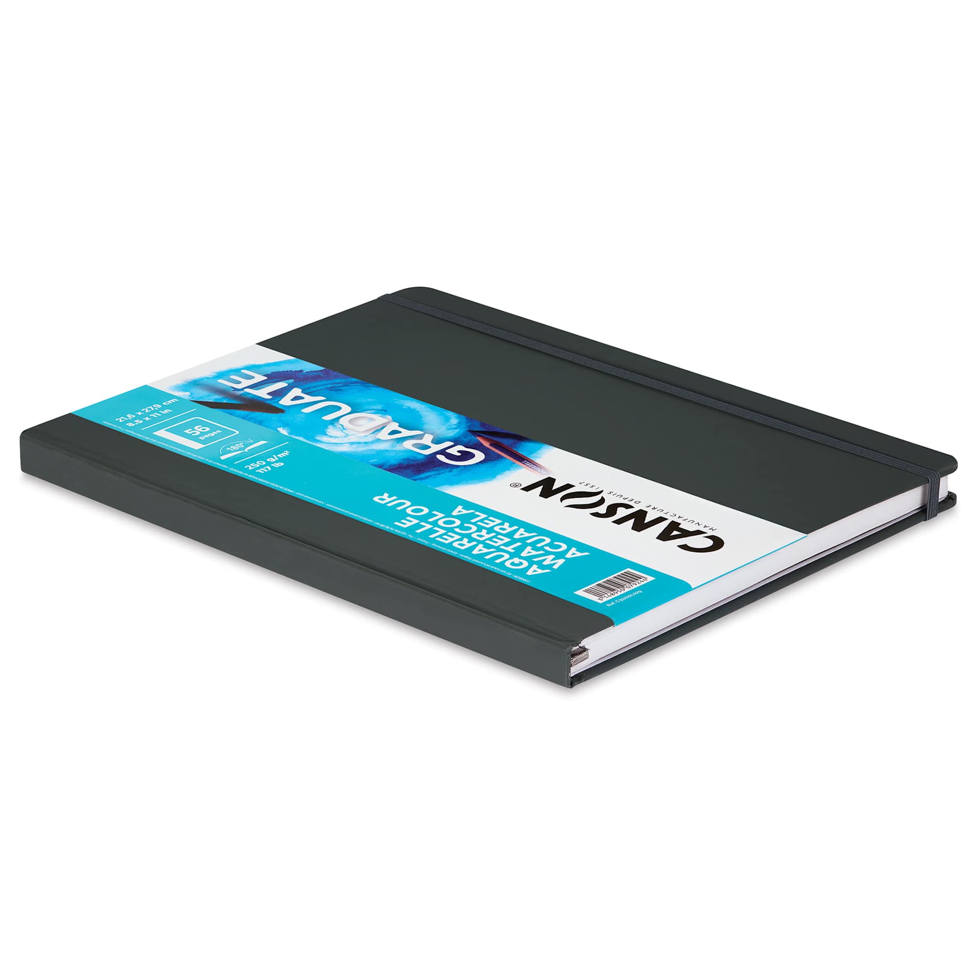 Canson Graduate Watercolor Book - 8-1/2" x 11" pad laid flat Canson Graduate Watercolor Book - 8-1/2" x 11" pad laid flat