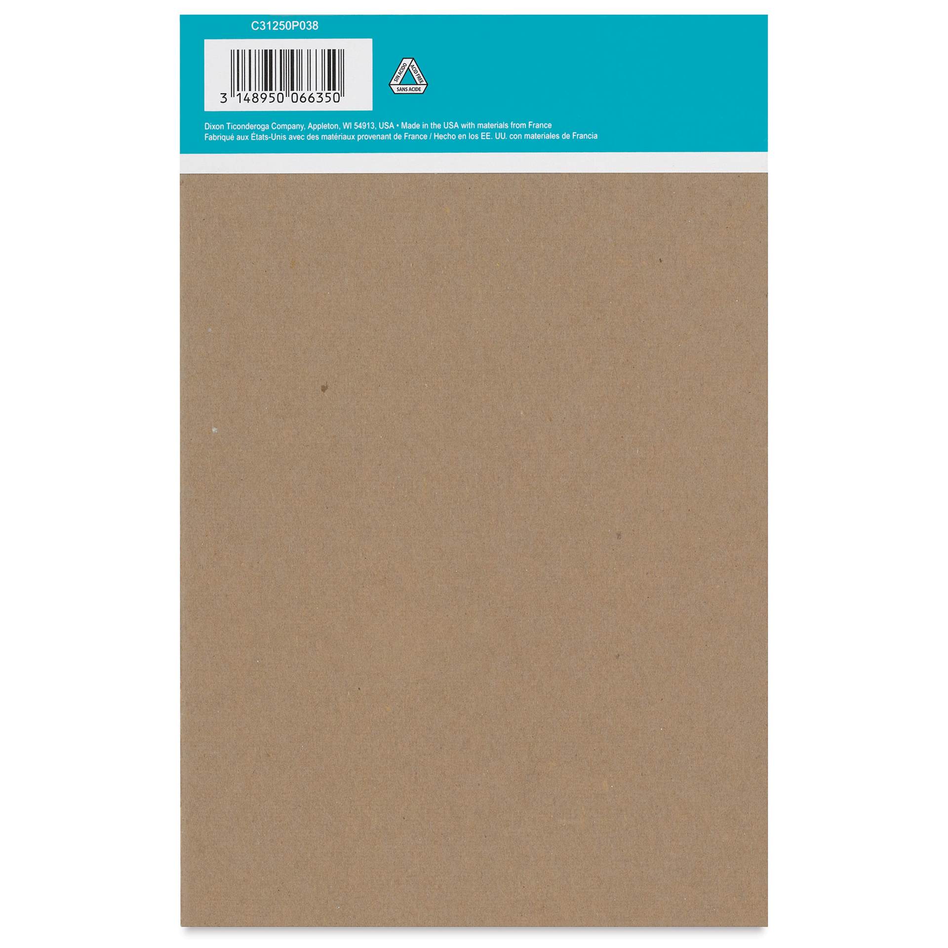 Canson Graduate Watercolor Pad - 5-1/2" x 8-1/2", back cover
