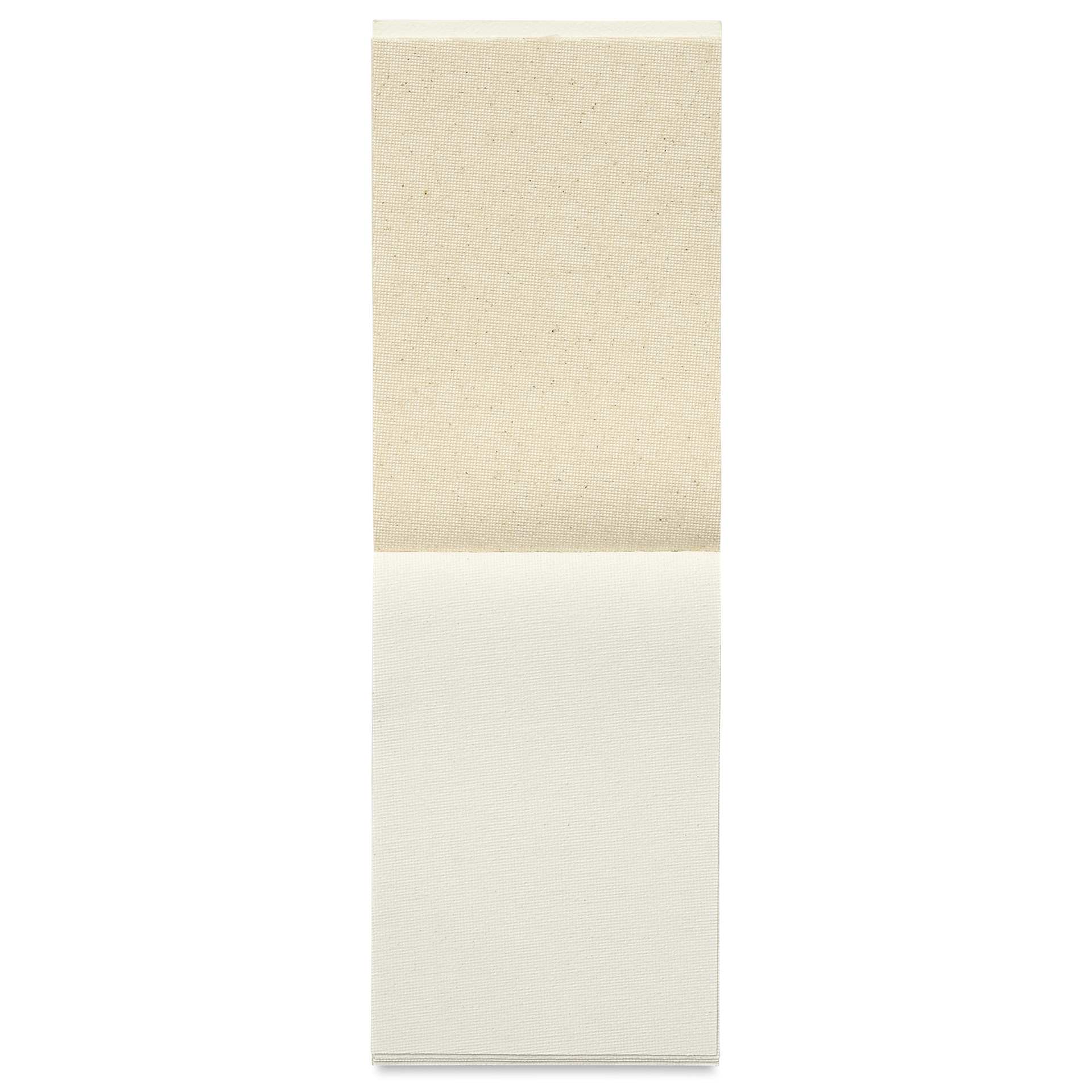 Strathmore 300 Series Cotton Canvas Pad - 4" x 6", 10 Sheets, open