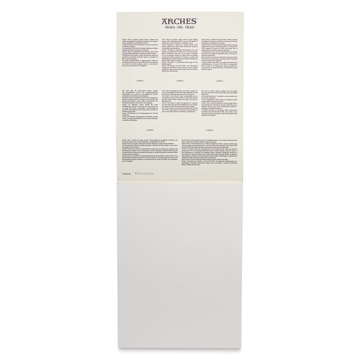 Arches Oil Paper Pads - 12" x 16", 12 Sheets