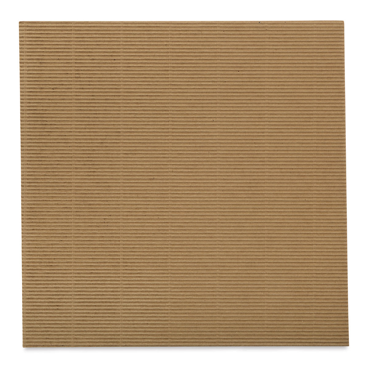 Corrugated E-Flute Decorative Papers - Full sheet of Kraft Brown Paper shown