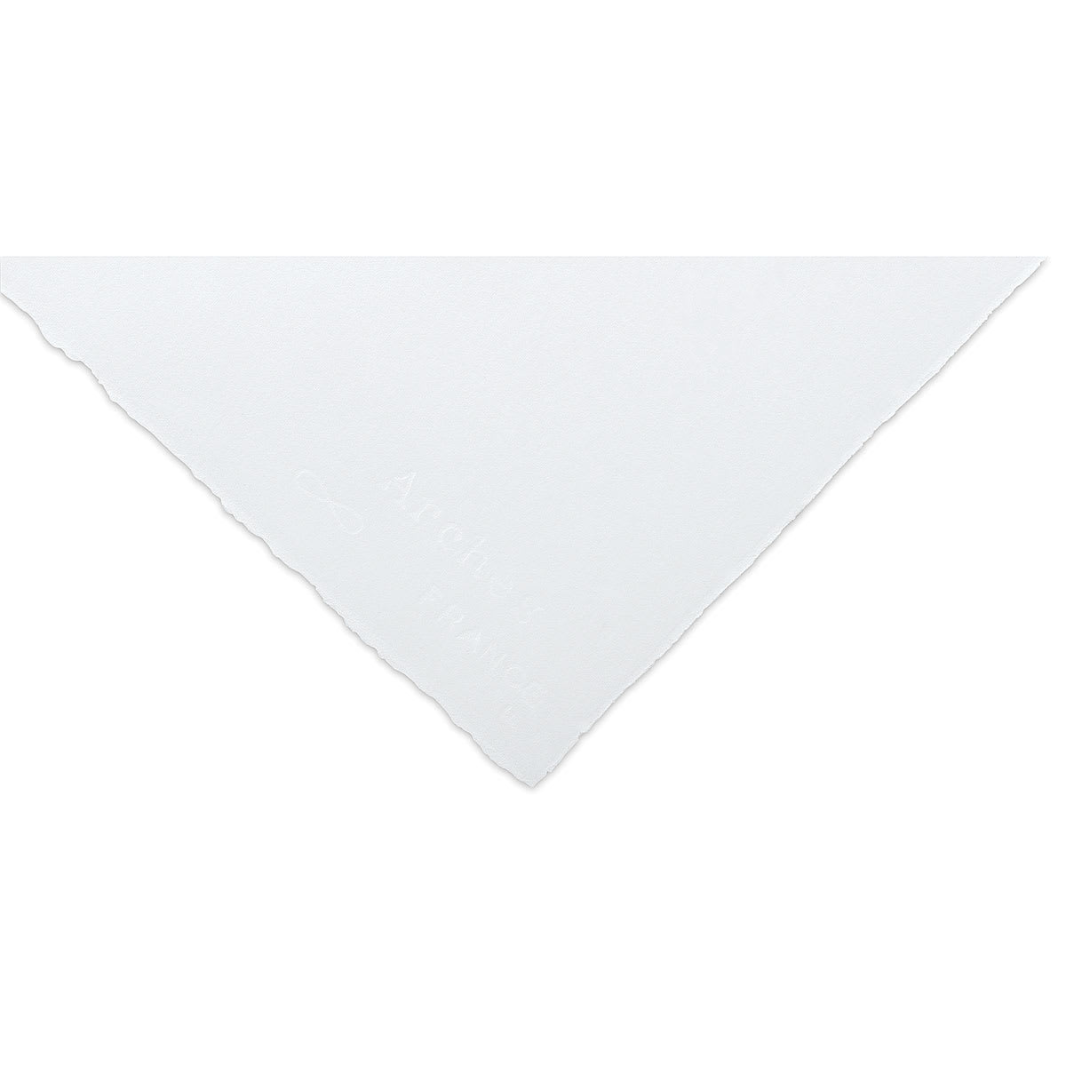 Arches Natural White Watercolor Paper - Hot Press, 25-3/4" x 40", Single Sheet