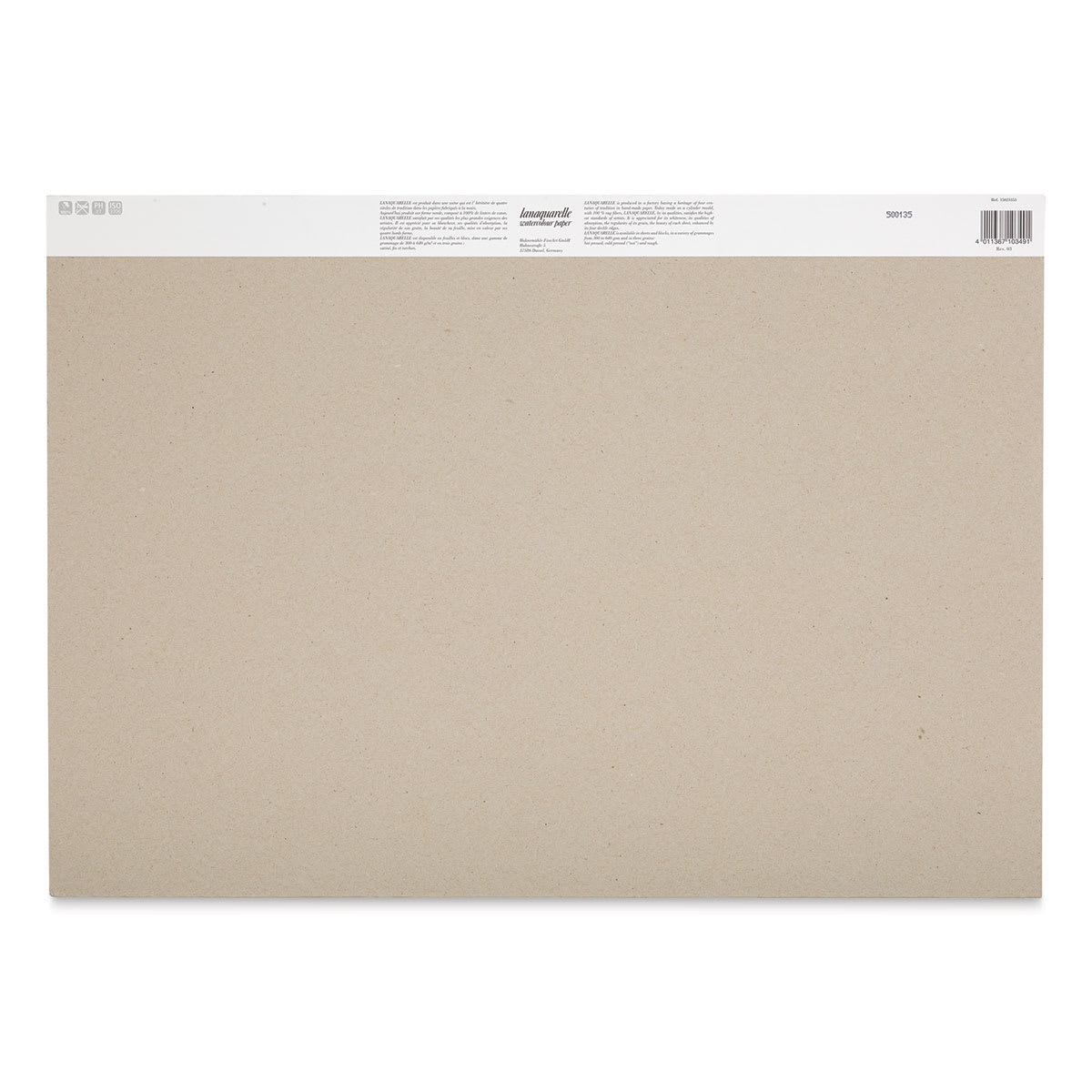 Lanaquarelle Watercolor Block - 14" x 20", Cold Press, 20 Sheets - back