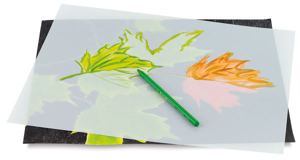 Translucent Watercolor Paper, 15 Sheet Pad  Artwork on Translucent Paper