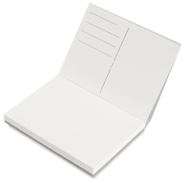 Fabriano Studio Watercolor Postcard Pad - 20 Sheets, 4"x6" (Inside of Postcard Pad)