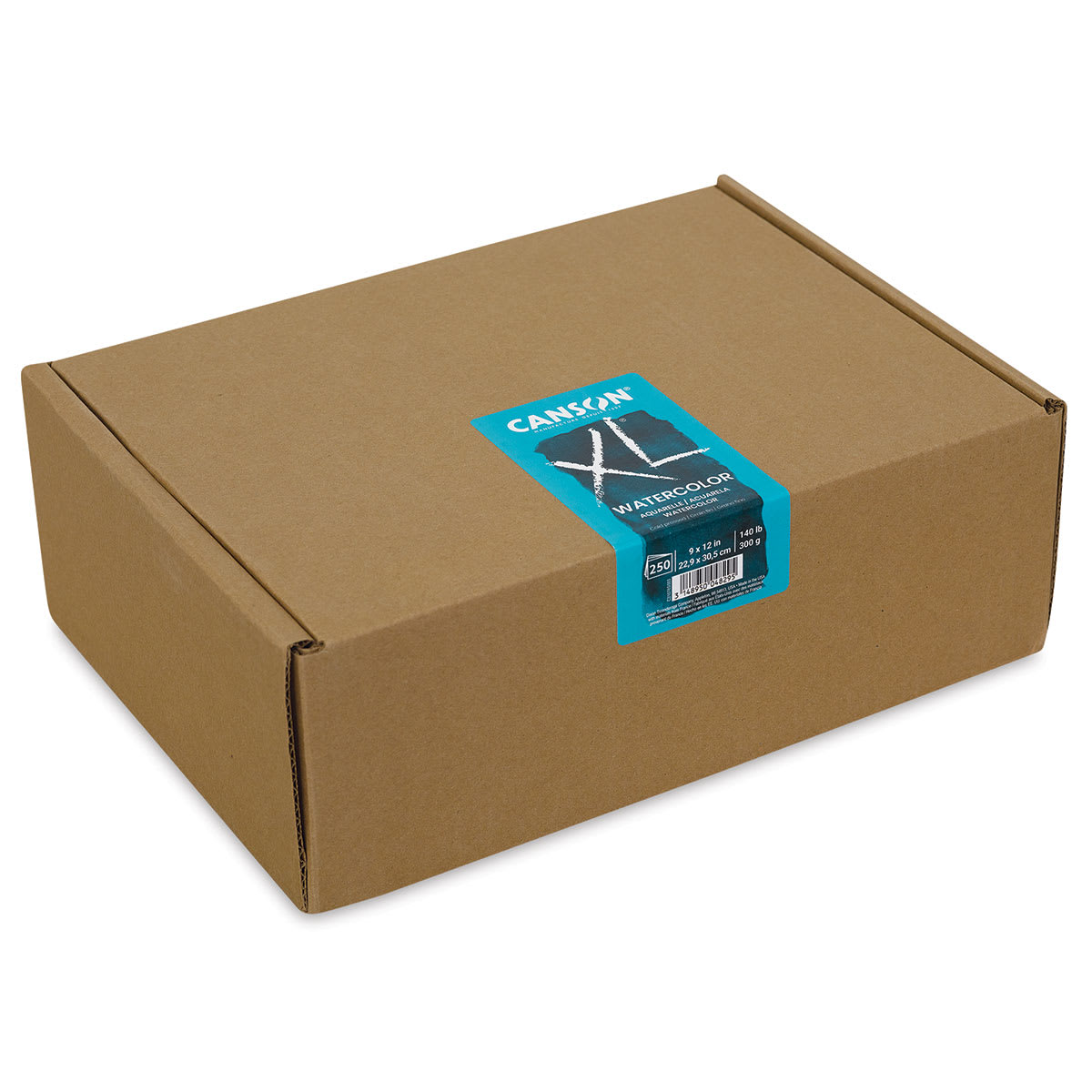 Canson XL Bulk Watercolor Paper - 9" x 12", Cold Press, 250 Sheets (package)