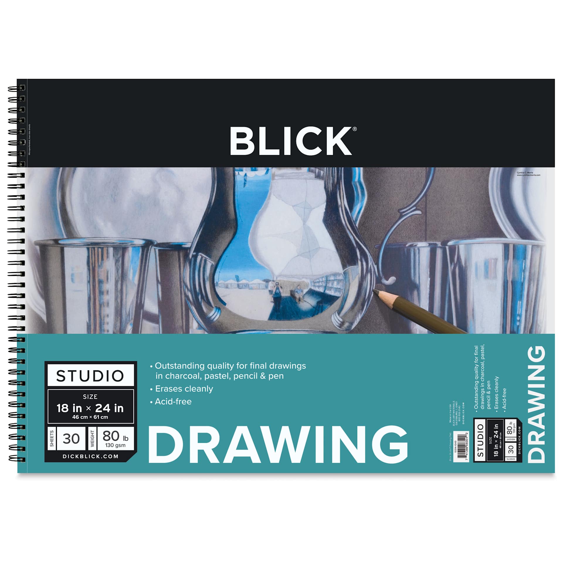 Blick Studio Drawing Pad - 18" x 24", 30 Sheets, front of pad