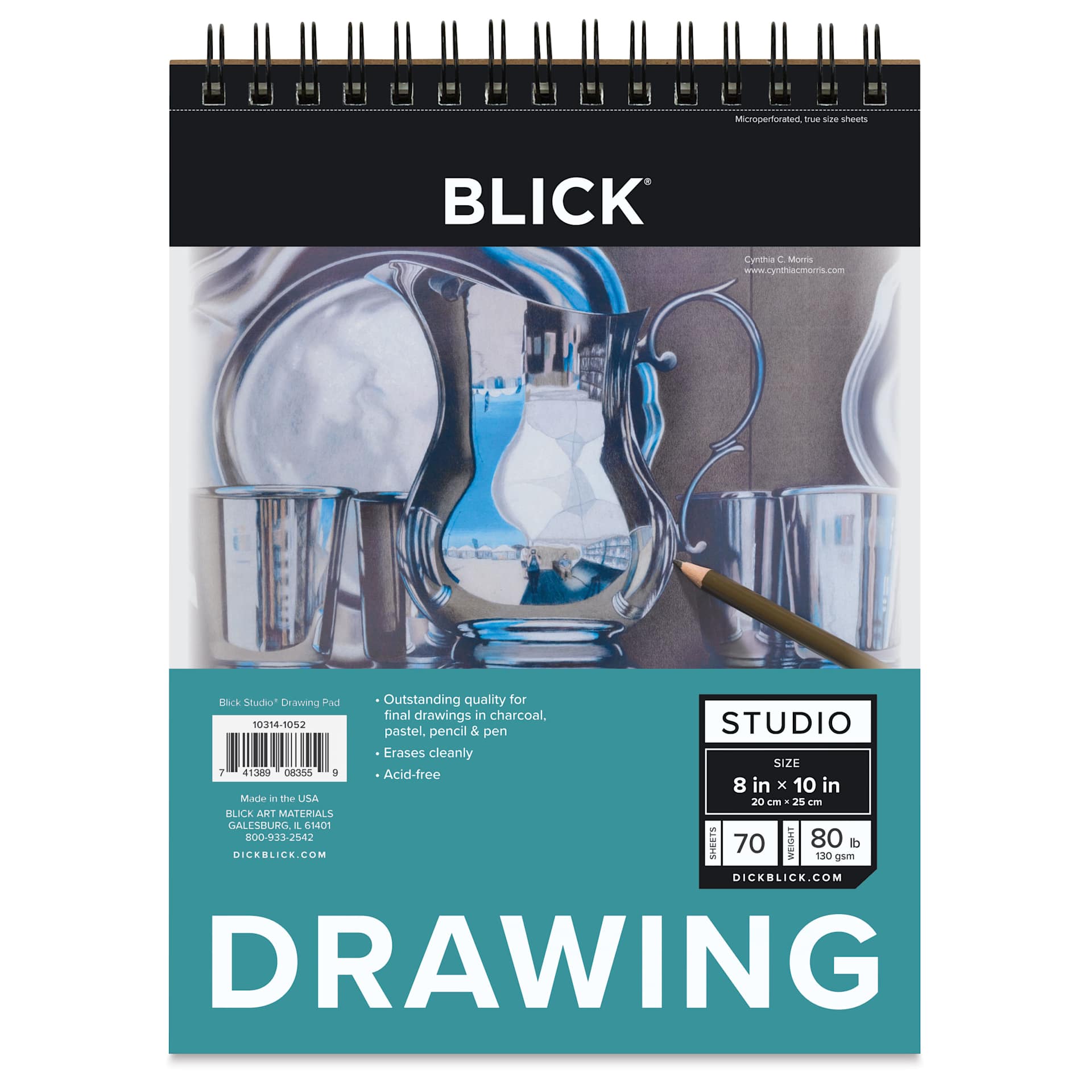 Blick Studio Drawing Pad - 8" x 10", 70 Sheets, front of pad