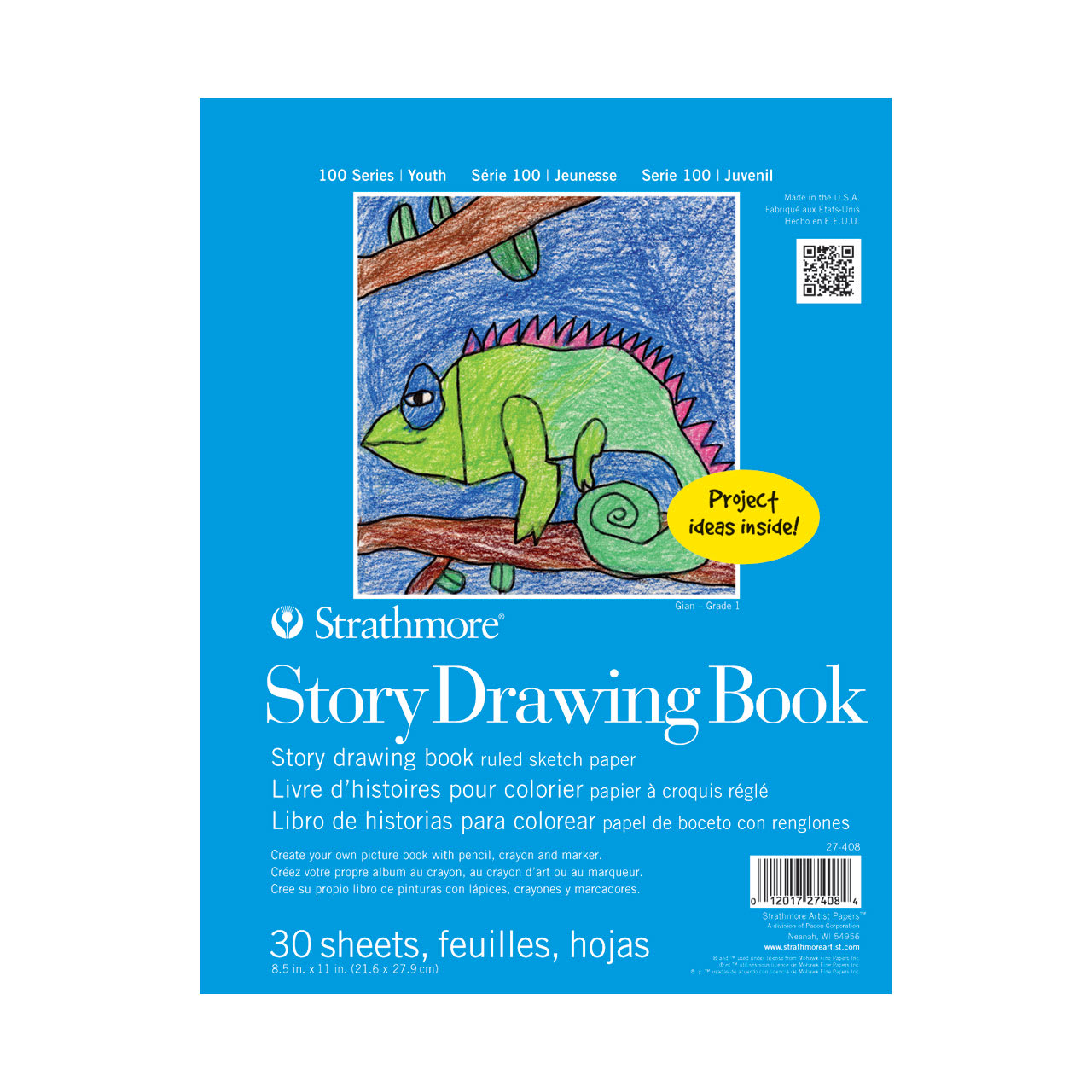 Strathmore Kids Story/Drawing Book 8.5" x 11"