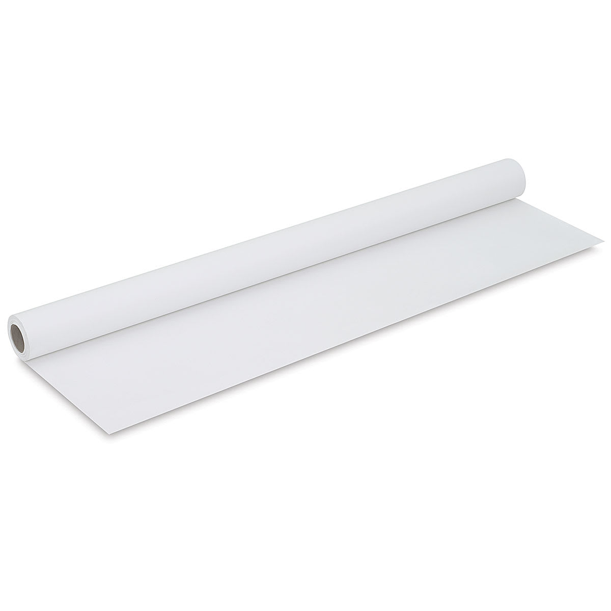 Canson Classic Cream Drawing Paper Rolls - Angled view slightly unrolled
