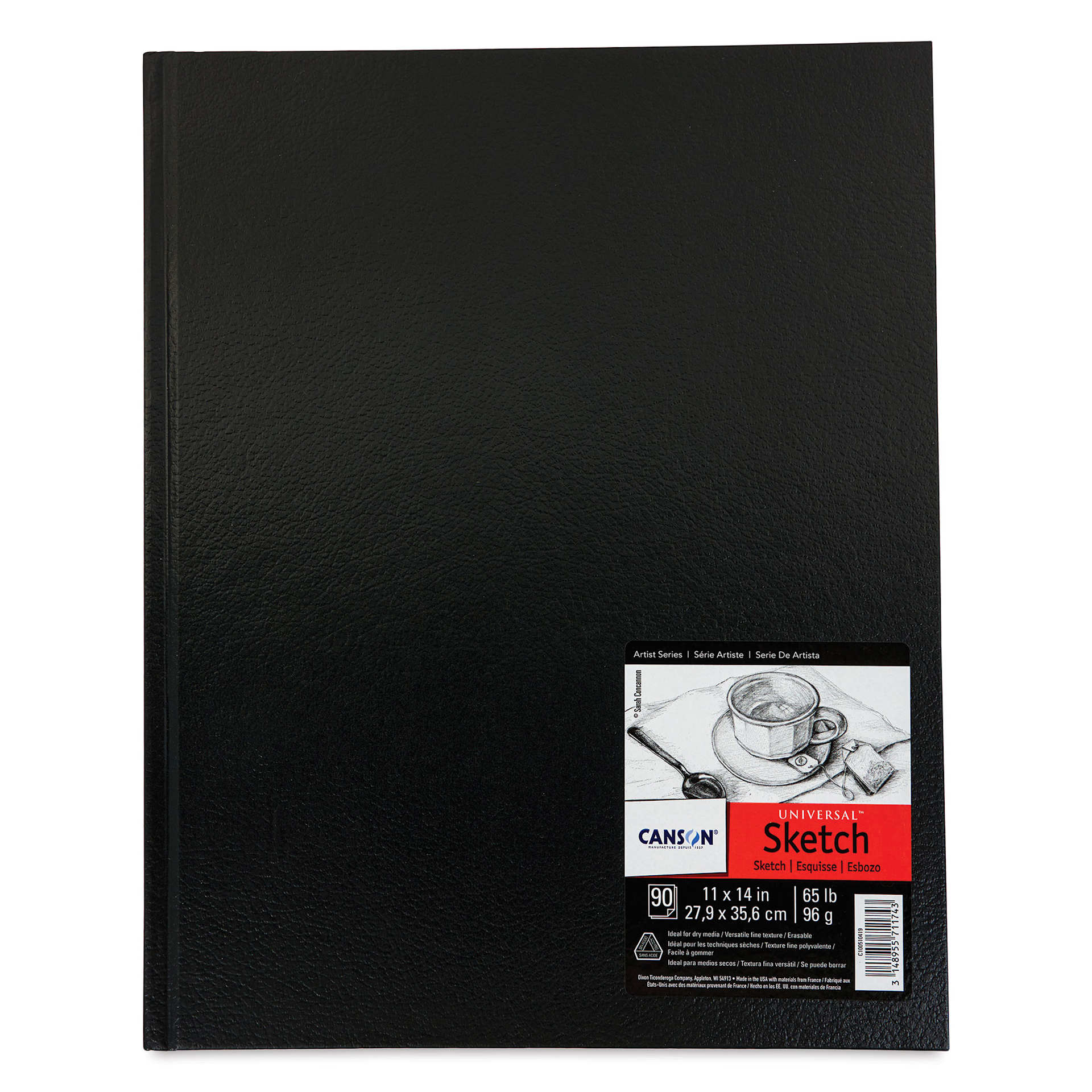 Canson Universal Hardbound Sketchbook - 11" x 14", front cover
