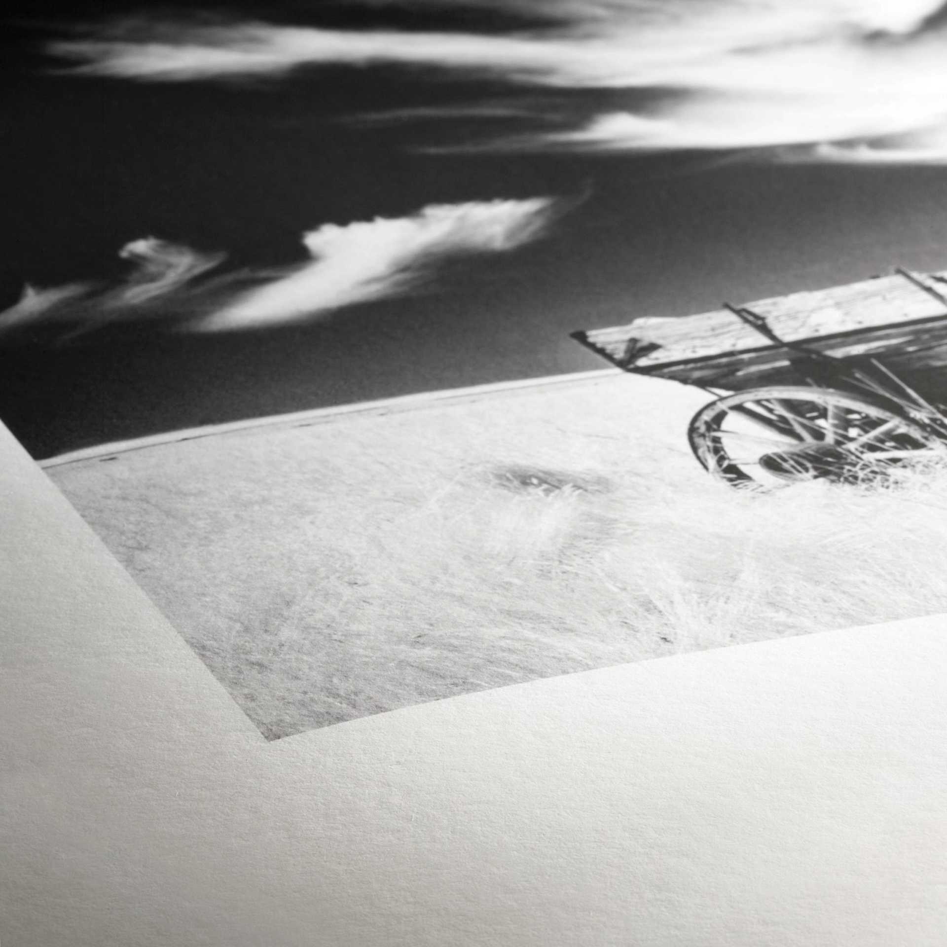 Hahnemühle Matte FineArt Smooth Injket Paper Sample Pack, Rag Ultra Smooth (corner close-up with artwork)