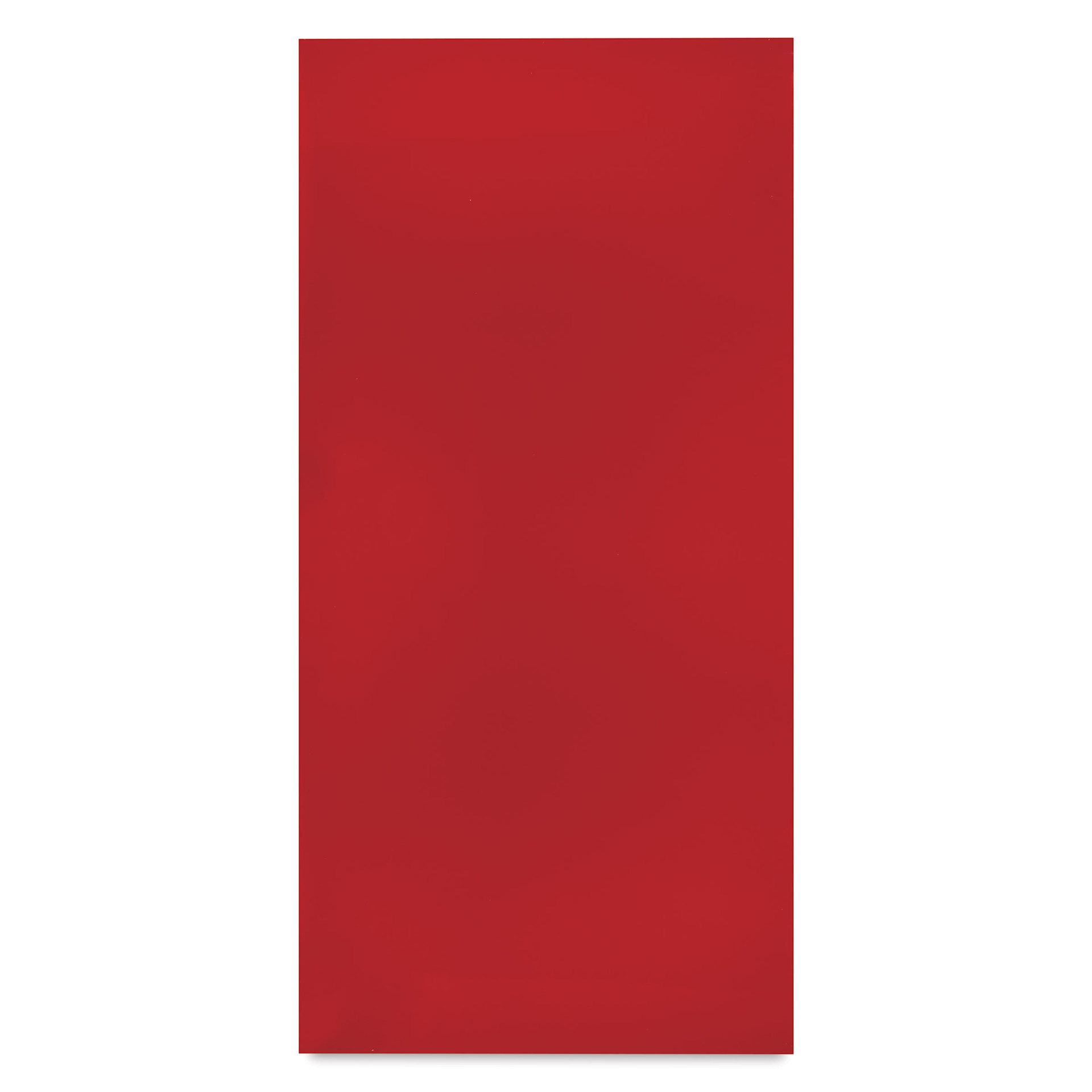 Evergreen Transparent Colored Polystyrene Sheets - Red, 6" x 12", 0.010" Thick, Pkg of 2