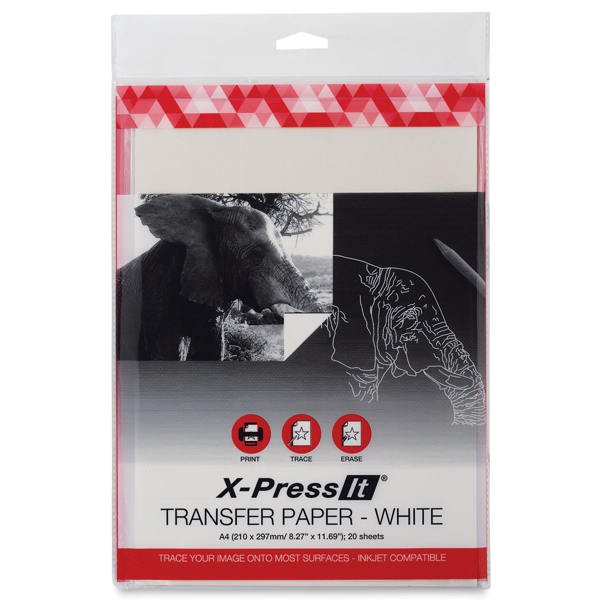 X-Press It Transfer Paper - White, 20 Sheets (front) X-Press It Transfer Paper - White, 20 Sheets (front)