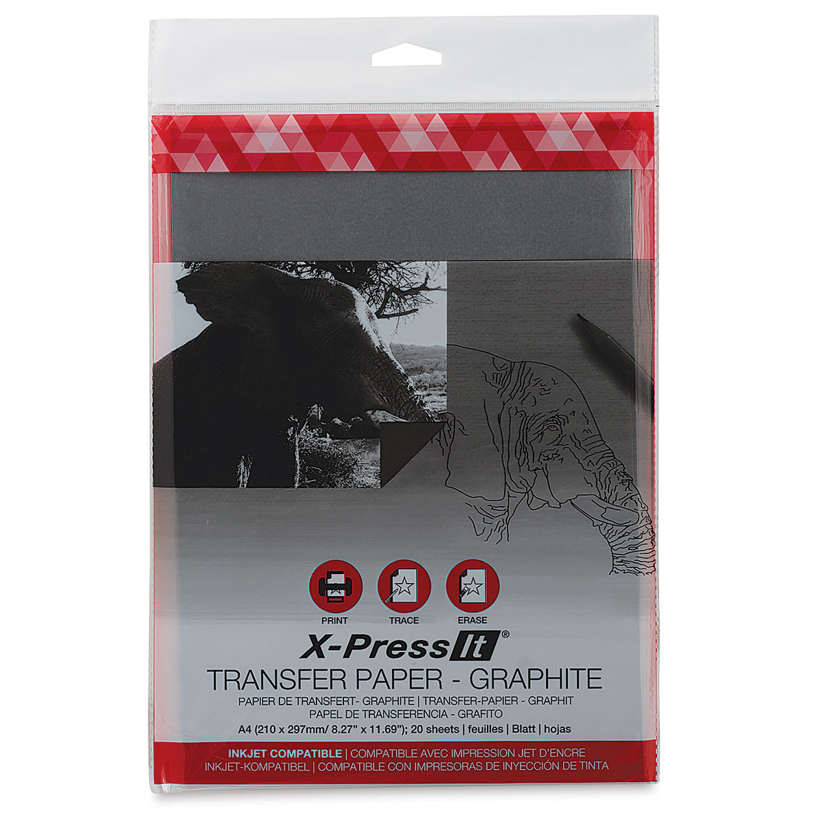 X-Press It Transfer Paper - Graphite, 20 Sheets (front) X-Press It Transfer Paper - Graphite, 20 Sheets (front)
