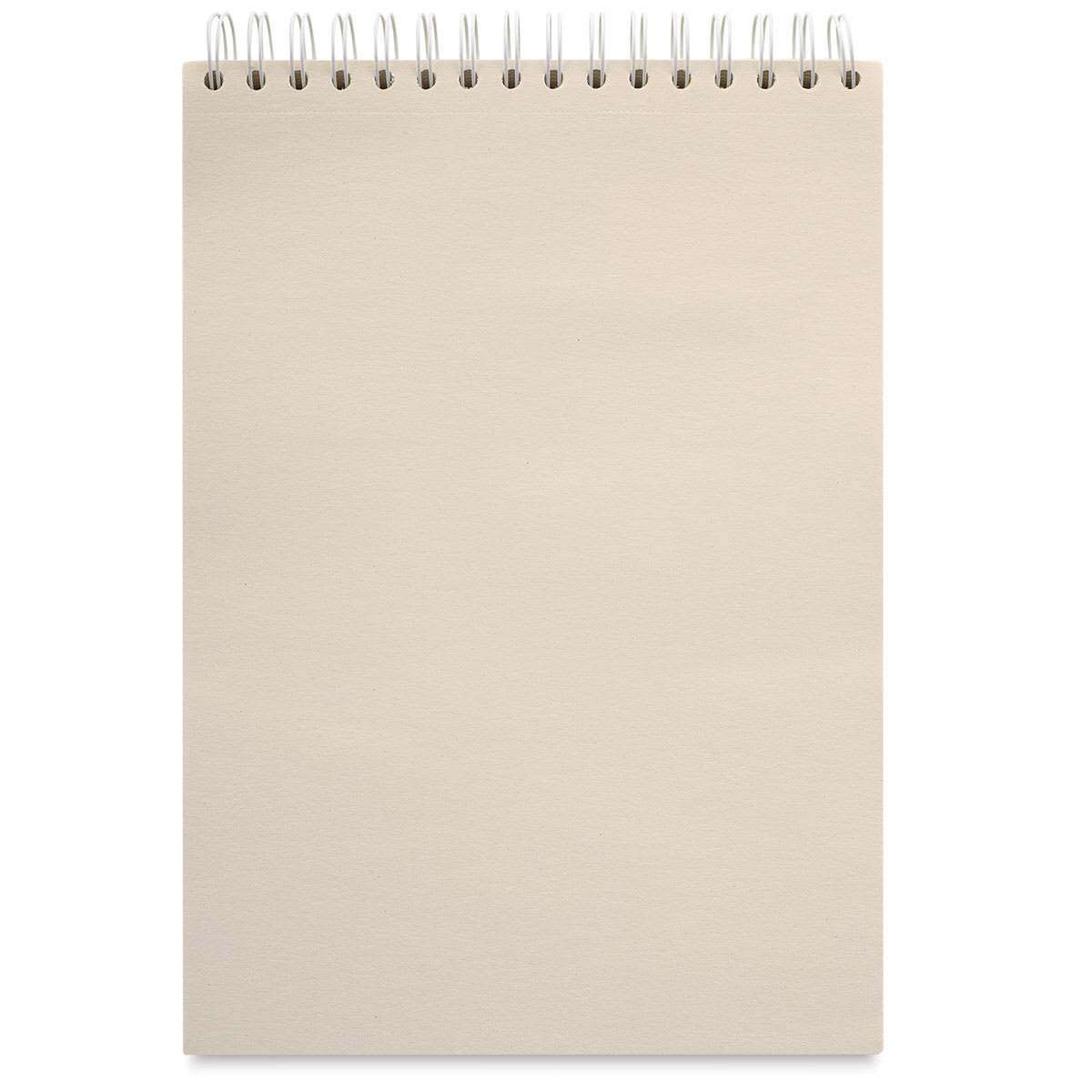 SMLT Art Cream Wirebound Sketch Pad - 8-1/4" x 11-3/4", 100 Sheets (sample of paper in pad)