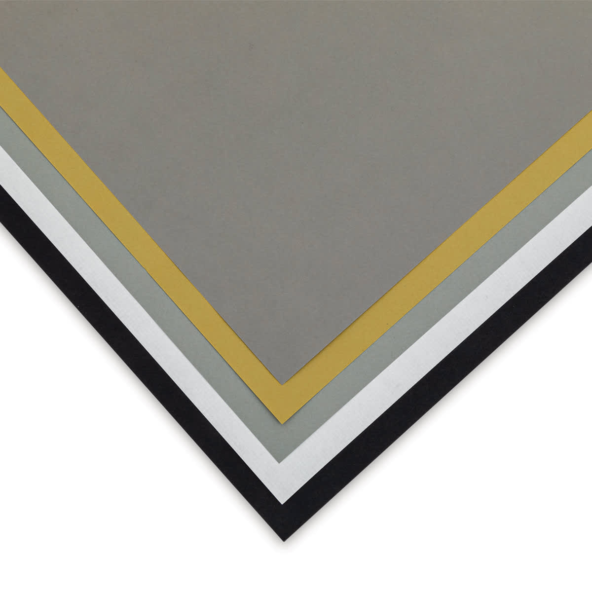 Strathmore 500 Series Charcoal Paper - Assorted Pack, 25 Sheets, 19" x 25" (close-up of corner)