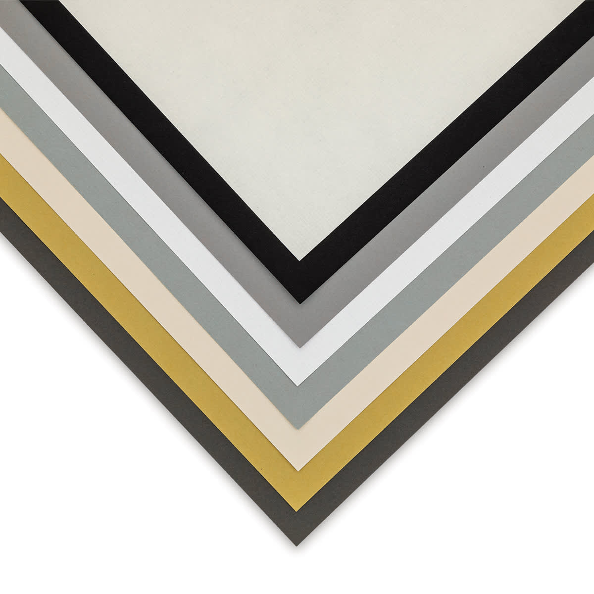 Strathmore 500 Series Charcoal Paper - Assorted Colors, 150 Sheets, 19" x 25" (corner close-up)