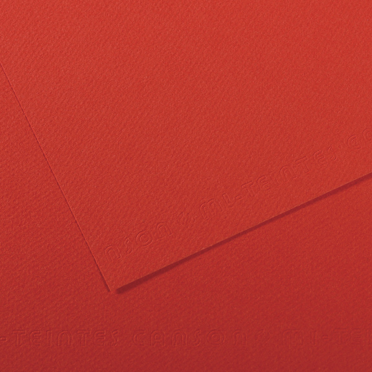 Canson Mi-Teintes Drawing Paper - 19" x 25", Poppy, Single Sheet
