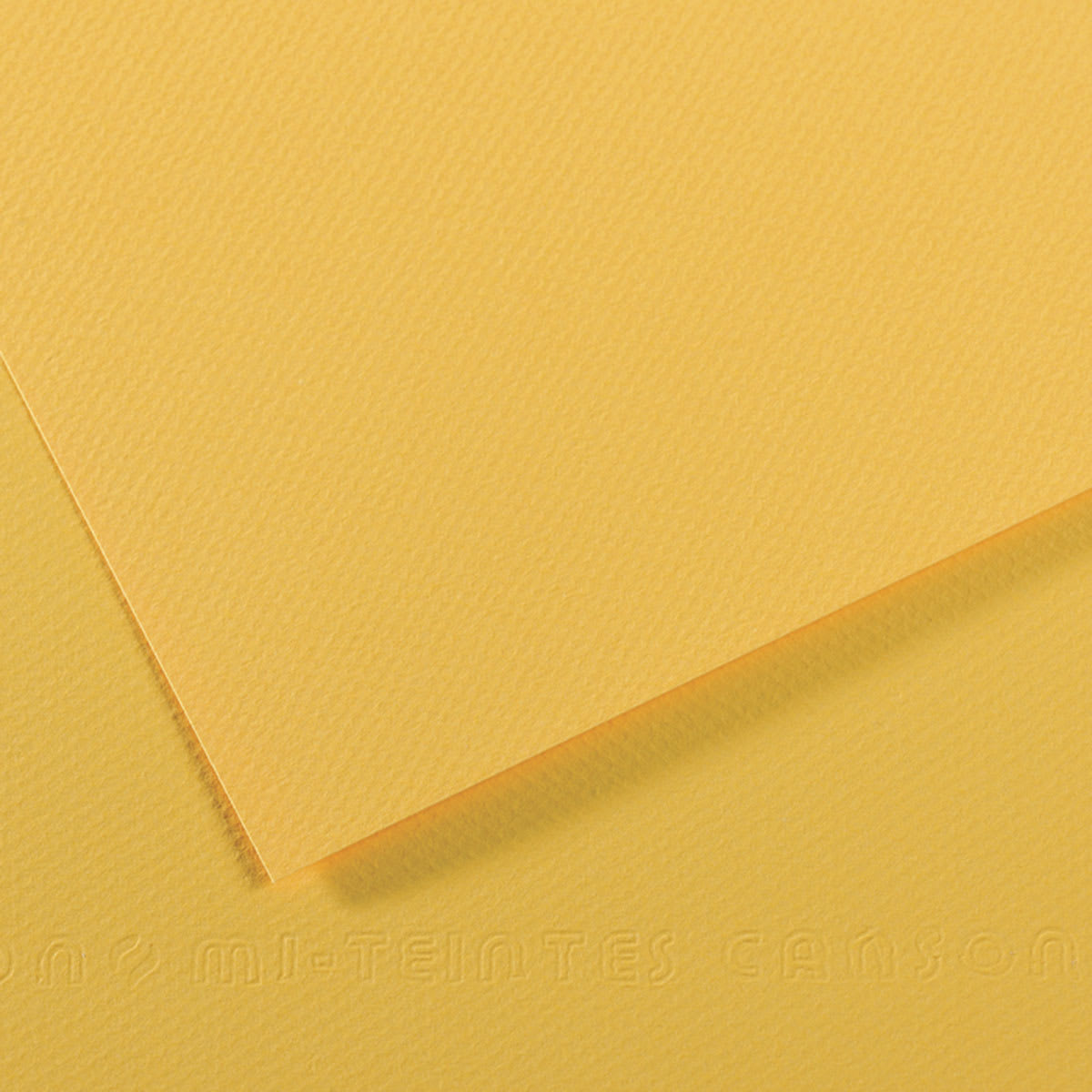 Canson Mi-Teintes Drawing Paper - 19" x 25", Canary, Single Sheet
