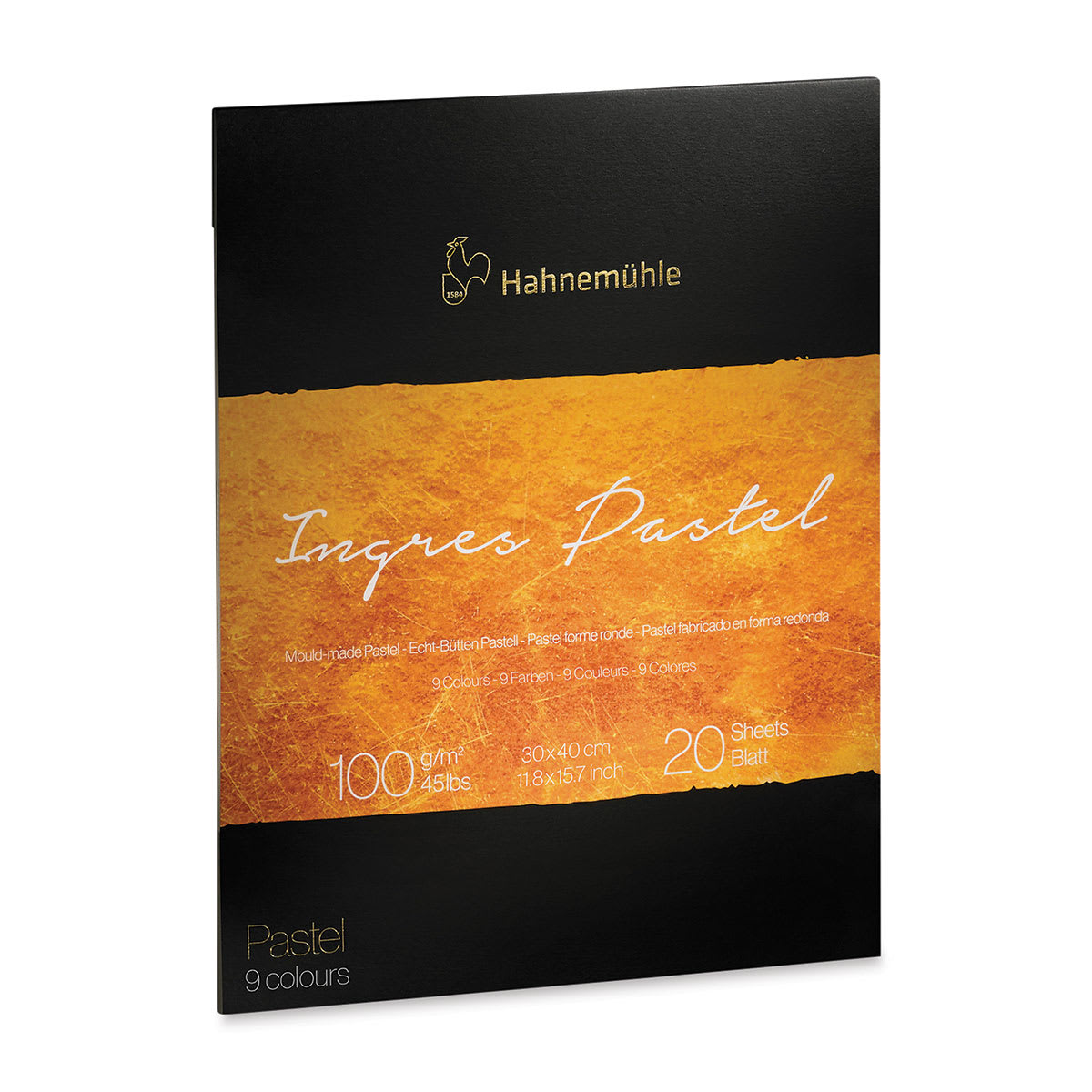 Hahnemuhle Ingres Pad - 11.8" x 15.7", Assorted, 20 Sheets